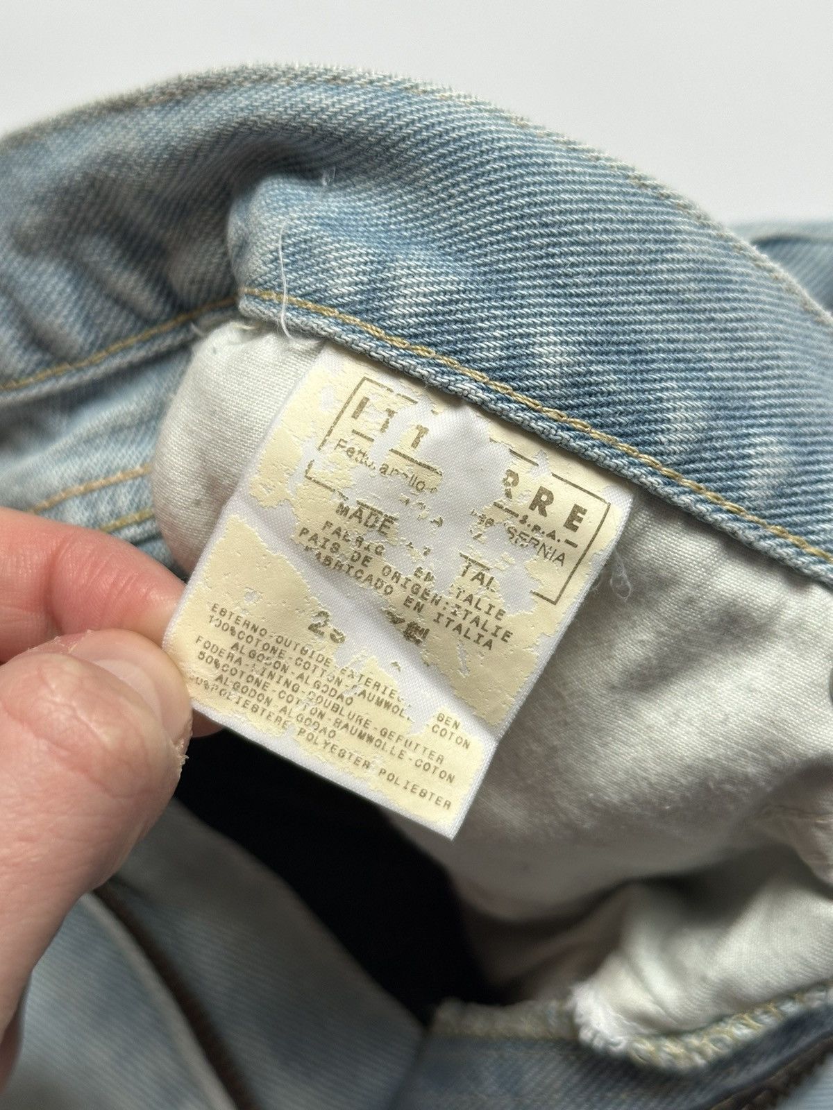Versace × Versace Jeans Couture × Vintage Vintage Versace Jeans Couture Denim Jeans Medusa Size 29 Size 29" - 13 Thumbnail
