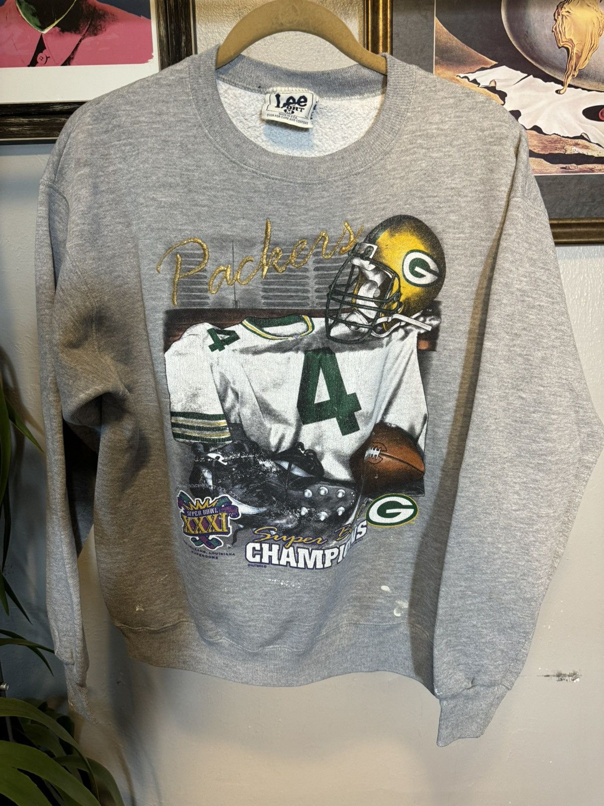 Vintage Vintage Green Bay Packers Sweatshirt Size US M / EU 48-50 / 2 - 2 Thumbnail