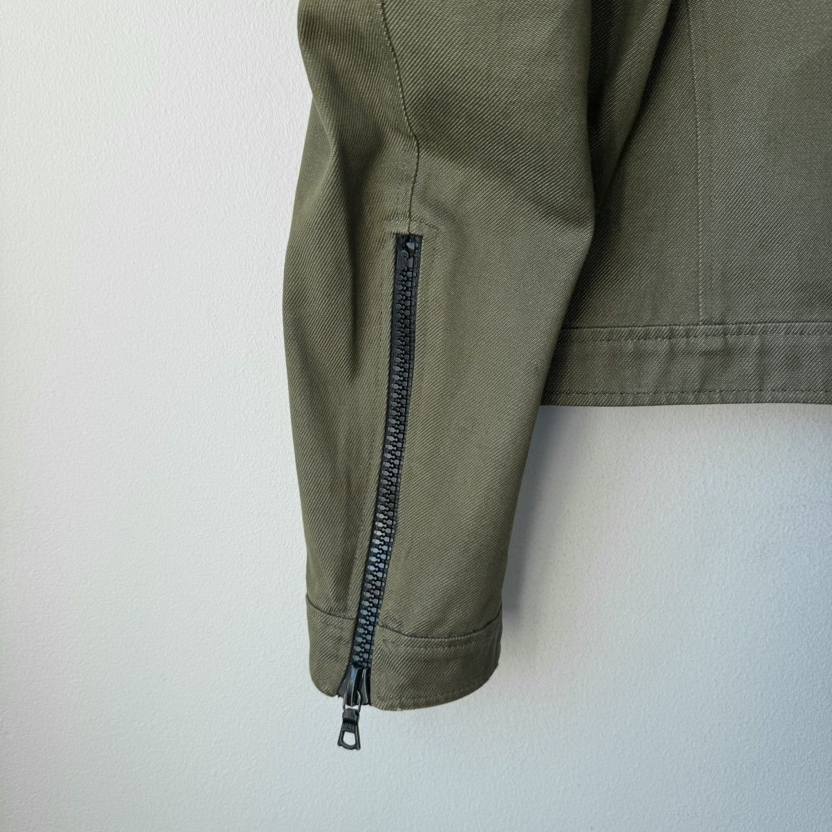 Miu Miu Miu Miu SS2000 Cotton Cropped Zip-Up Modular Denim Jacket Size US M / EU 48-50 / 2 - 6 Thumbnail