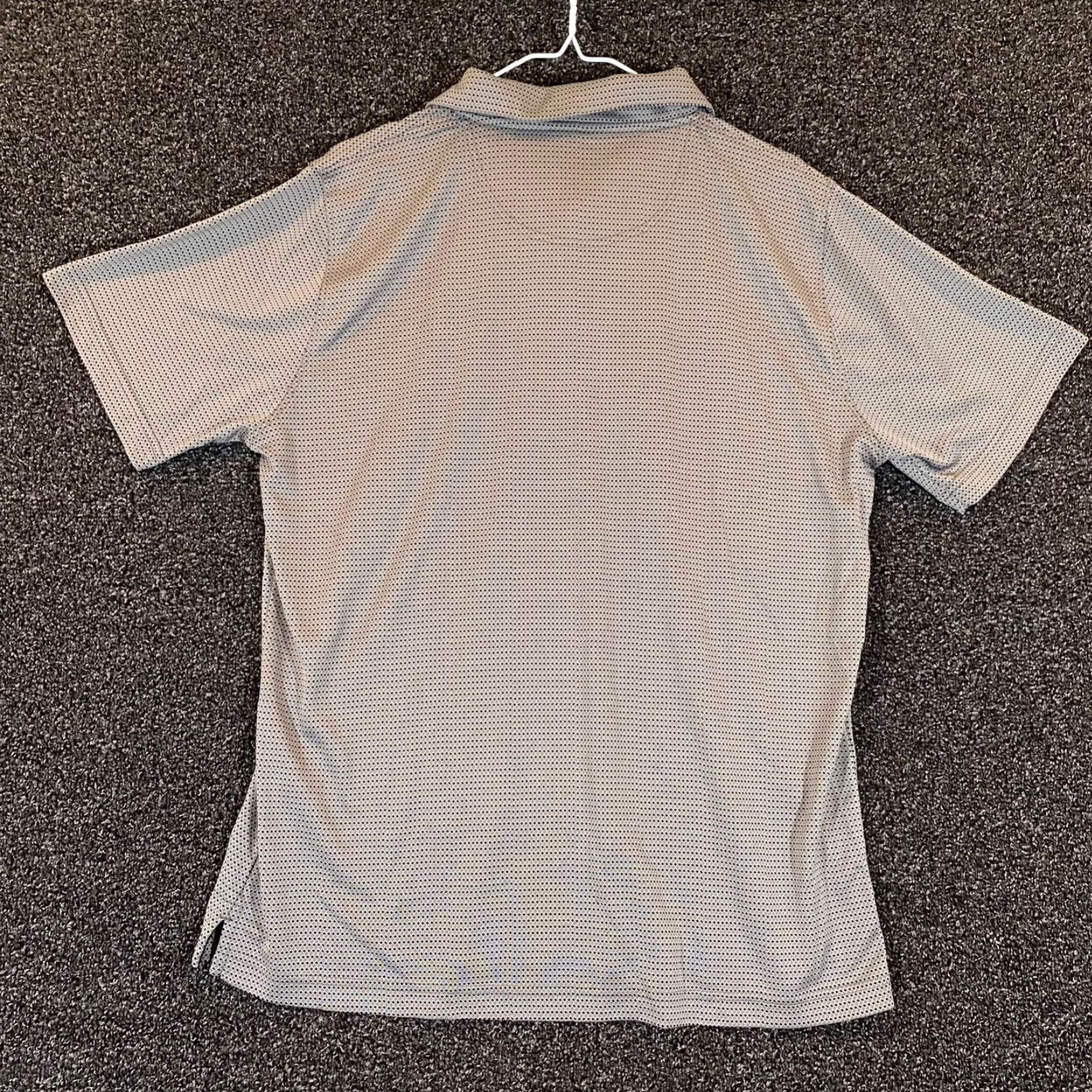 Vintage Snake Eyes Polo Men L Gray Diamond Print Golf Shirt Short Sleeve Size US L / EU 52-54 / 3 - 6 Thumbnail