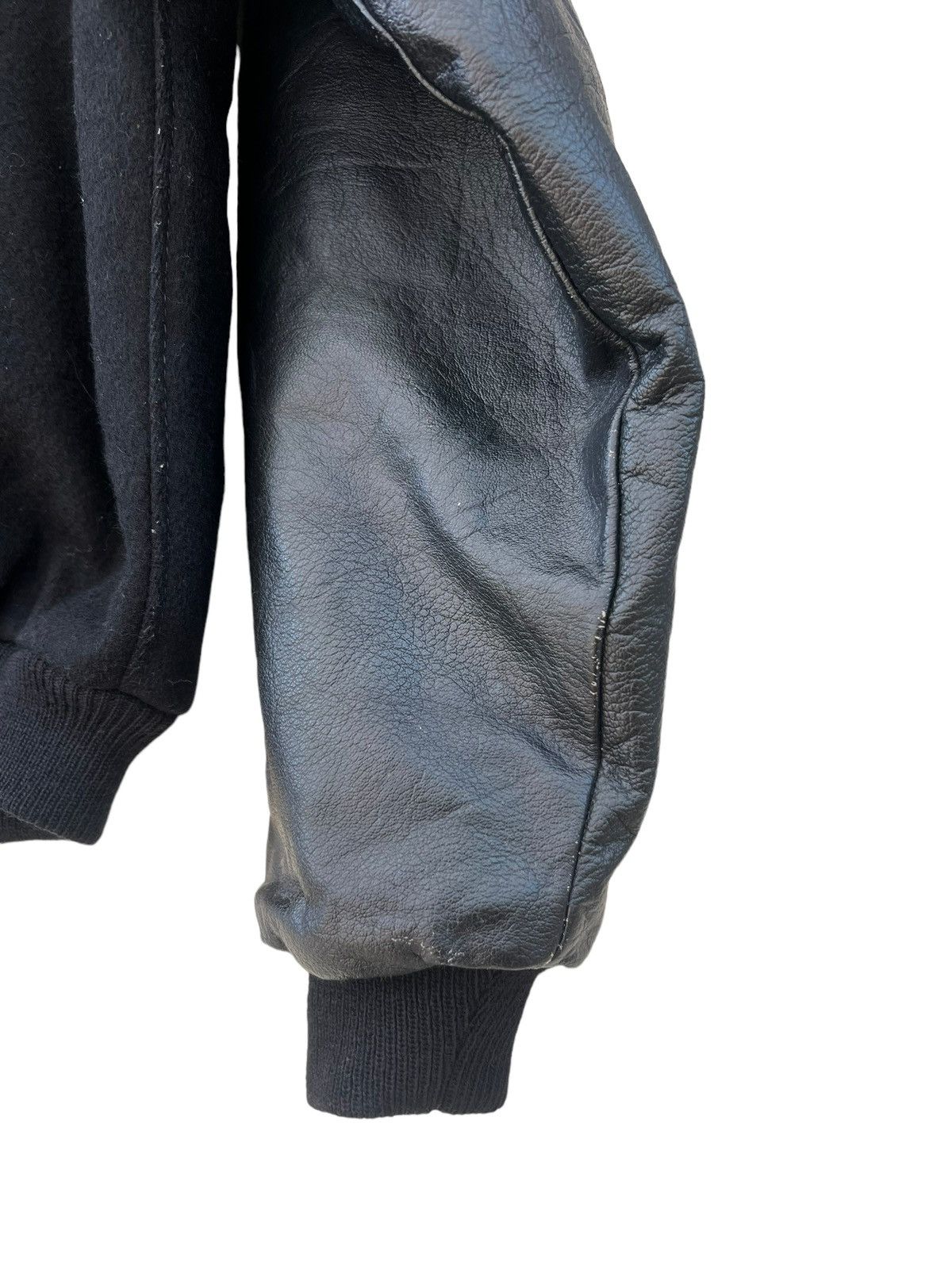Golden Bear Vintage 80s Golden Bear Black Varsity Bomber Jacket Size US S / EU 44-46 / 1 - 9 Thumbnail