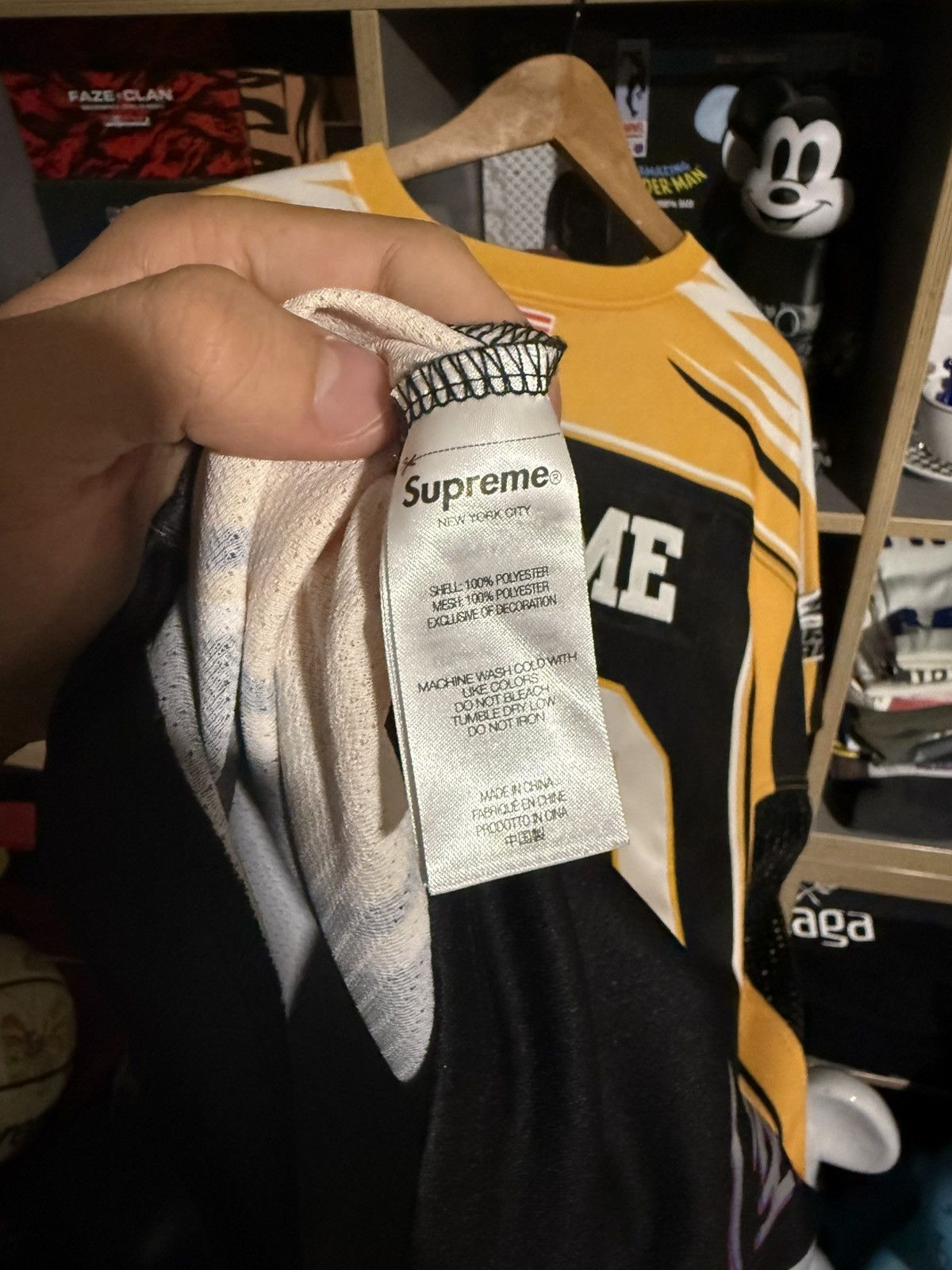 Supreme Supreme Black/Yellow Sudden Death Football Jersey Size US L / EU 52-54 / 3 - 5 Thumbnail
