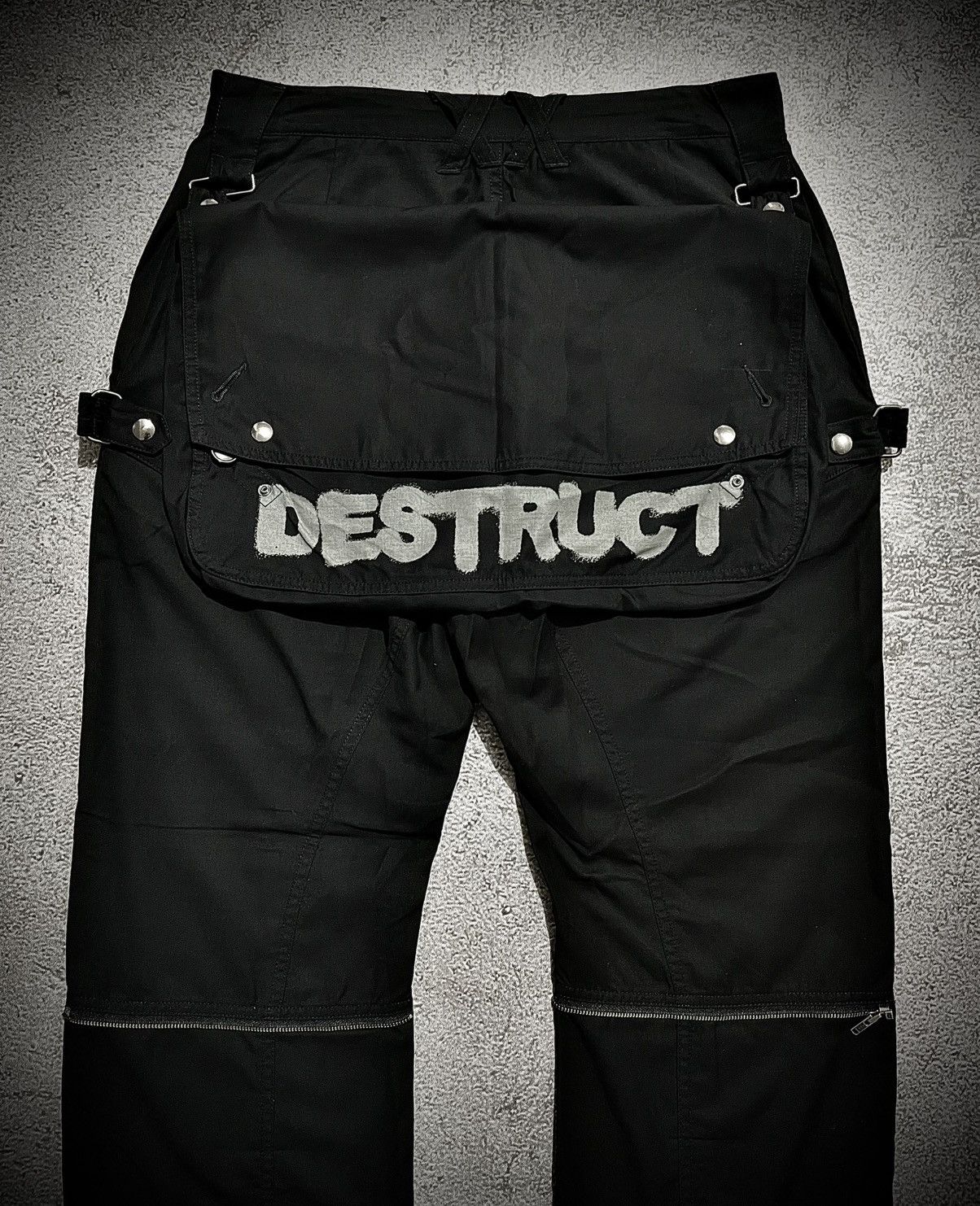 PPFM Rare PPFM Big Back Pocket Flared Punk Pants Size US 32 / EU 48 - 2 Thumbnail