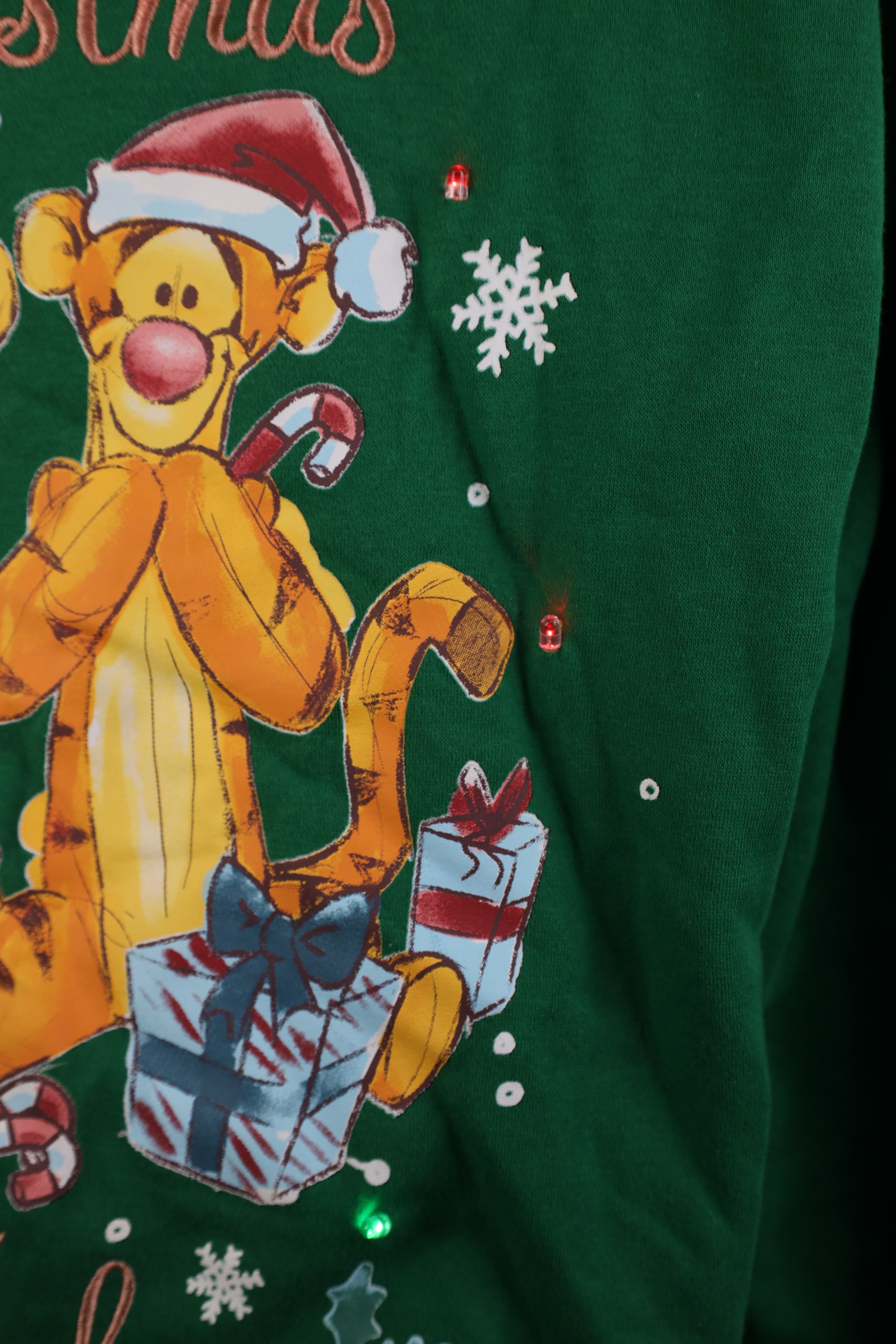 Disney Y2K Disney Christmas Winnie the Pooh Crewneck Sweatshirt Size S / US 4 / IT 40 - 7 Thumbnail