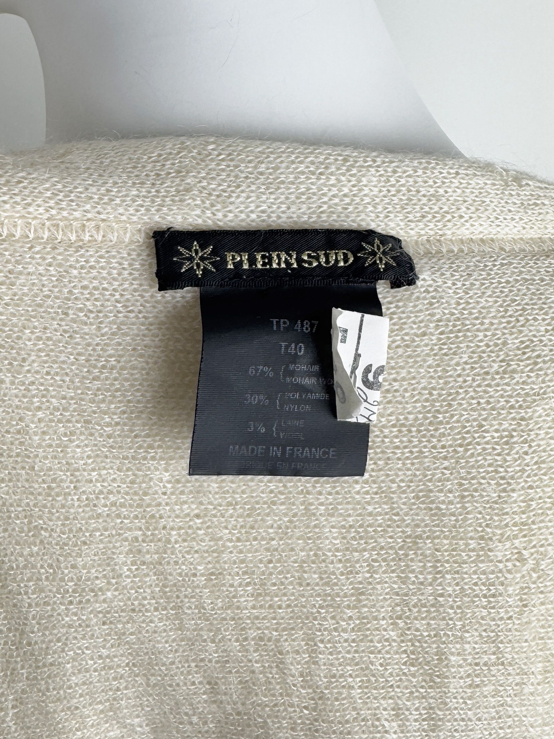 plein sud Plein Sud Vintage Mohair Wrap Jacket Top Knitted Cardigan Size M / US 6-8 / IT 42-44 - 11 Thumbnail