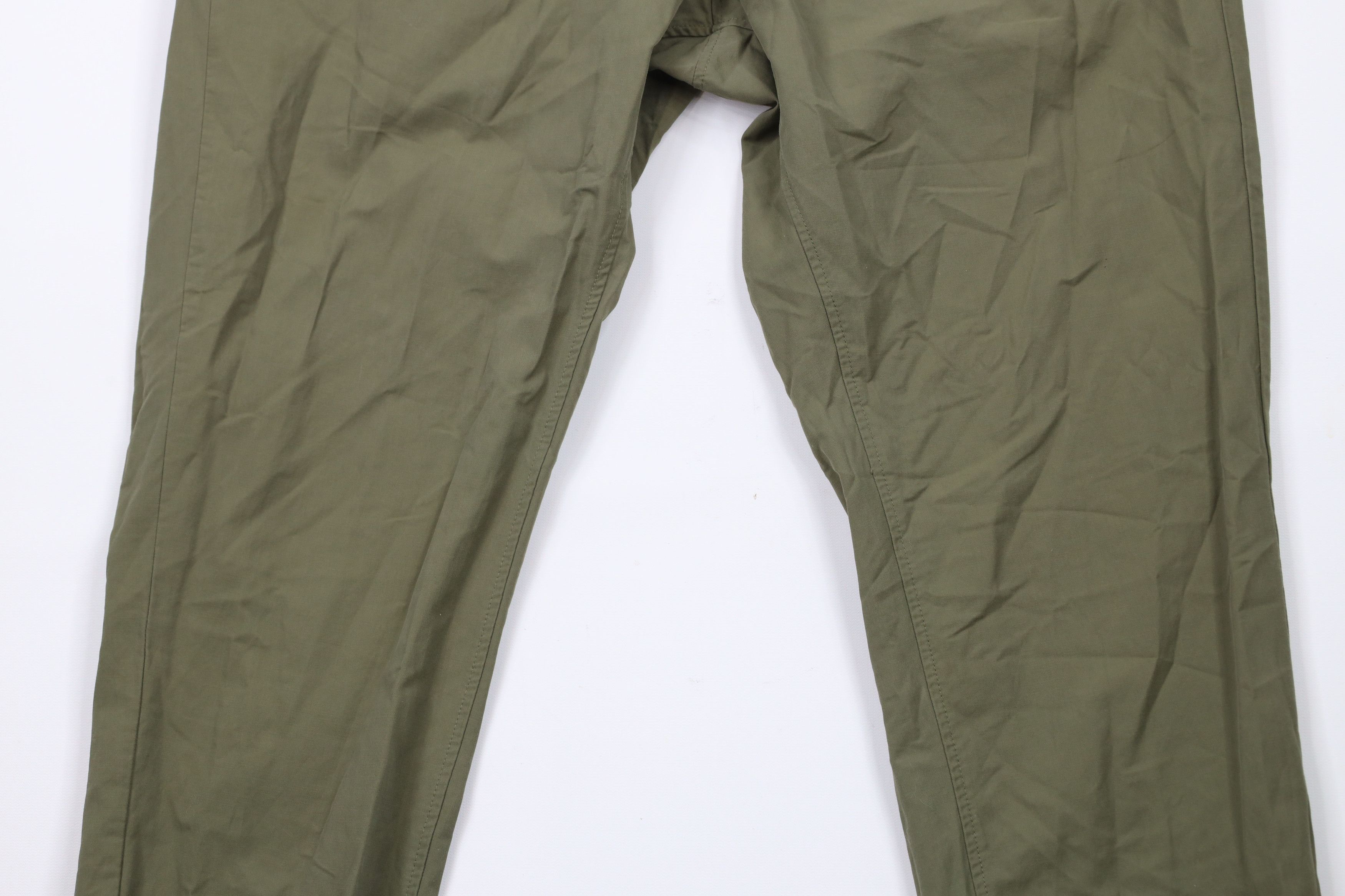 Nike × Vintage Vintage Nike Mini Swoosh Cuffed Joggers Pants Olive Green Size US 36 / EU 52 - 3 Thumbnail