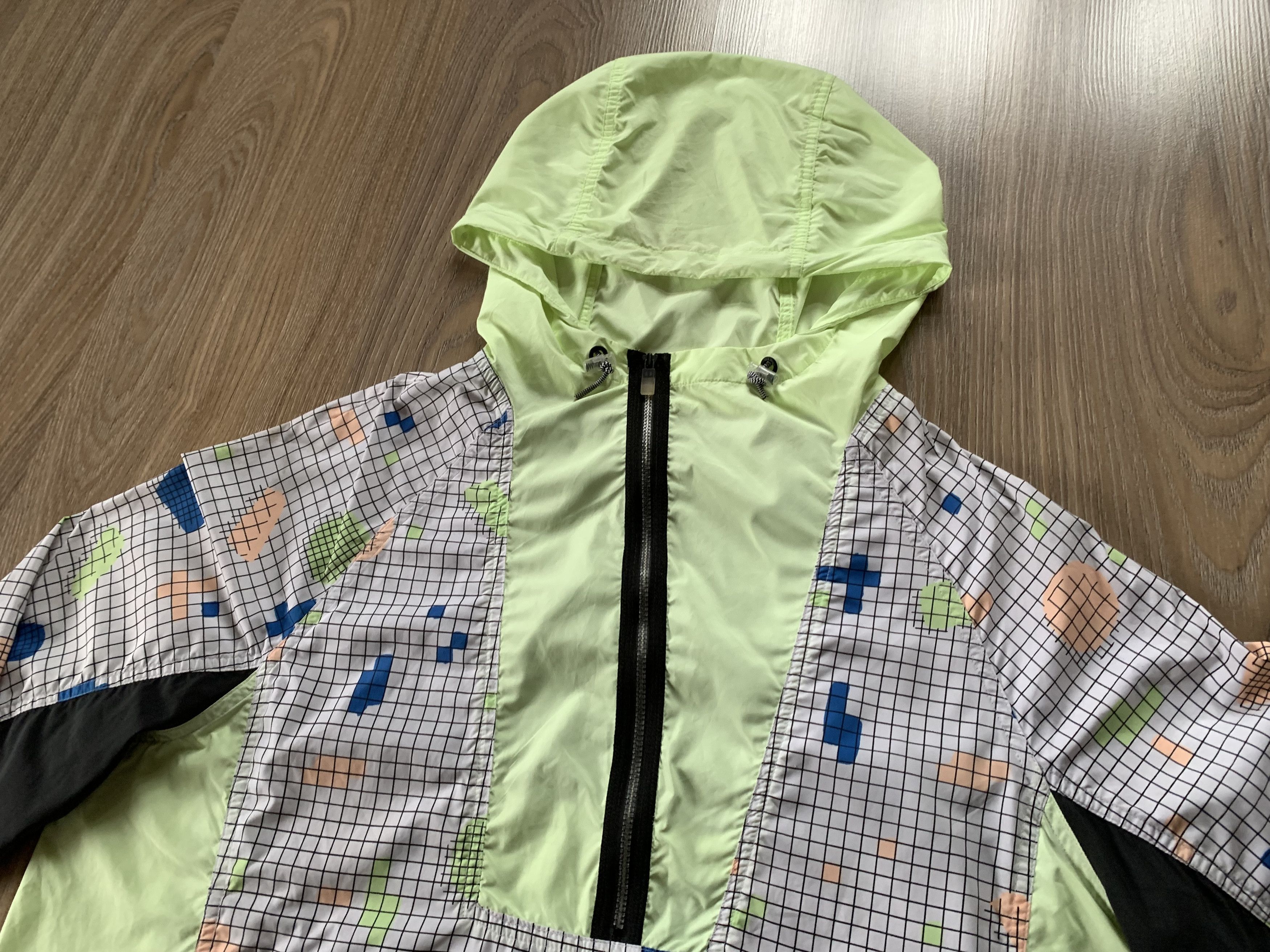 Nike Rare Nike Windbreaker Tetris Printed Hood Jacket 2018 Size US S / EU 44-46 / 1 - 4 Thumbnail