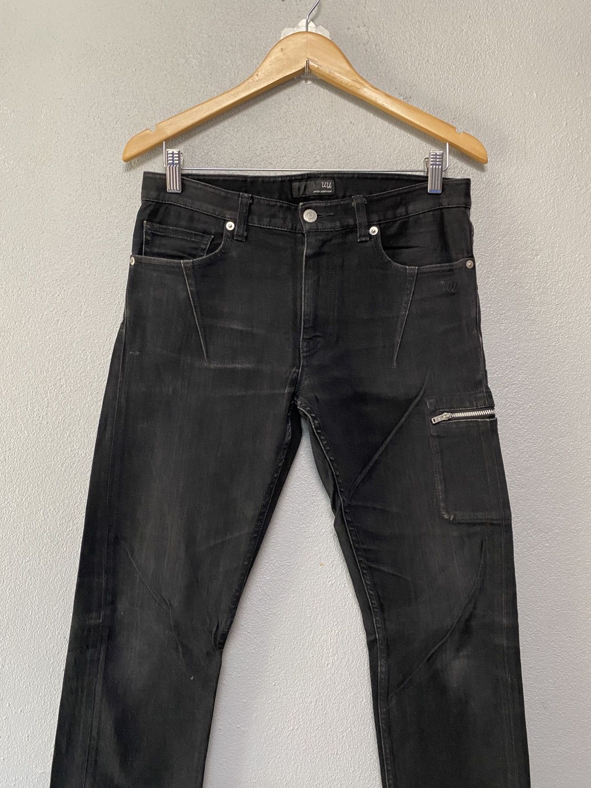 Undercover Undercover uniqlo side pocket black jeans Size US 31 - 2 Thumbnail