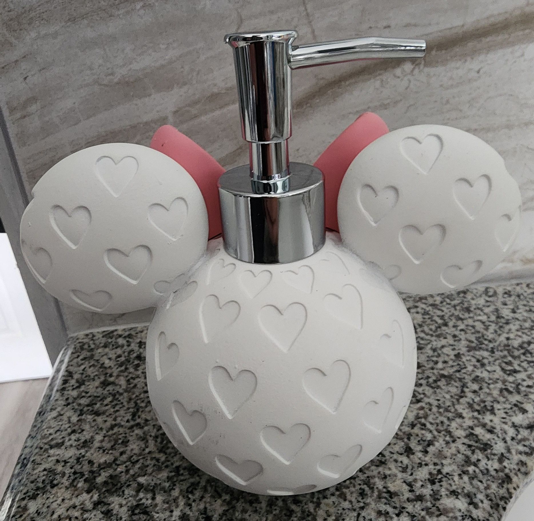 Disney Disney Minnie Mouse White Pink Rhinestone Pump Dispenser Size ONE SIZE - 3 Thumbnail
