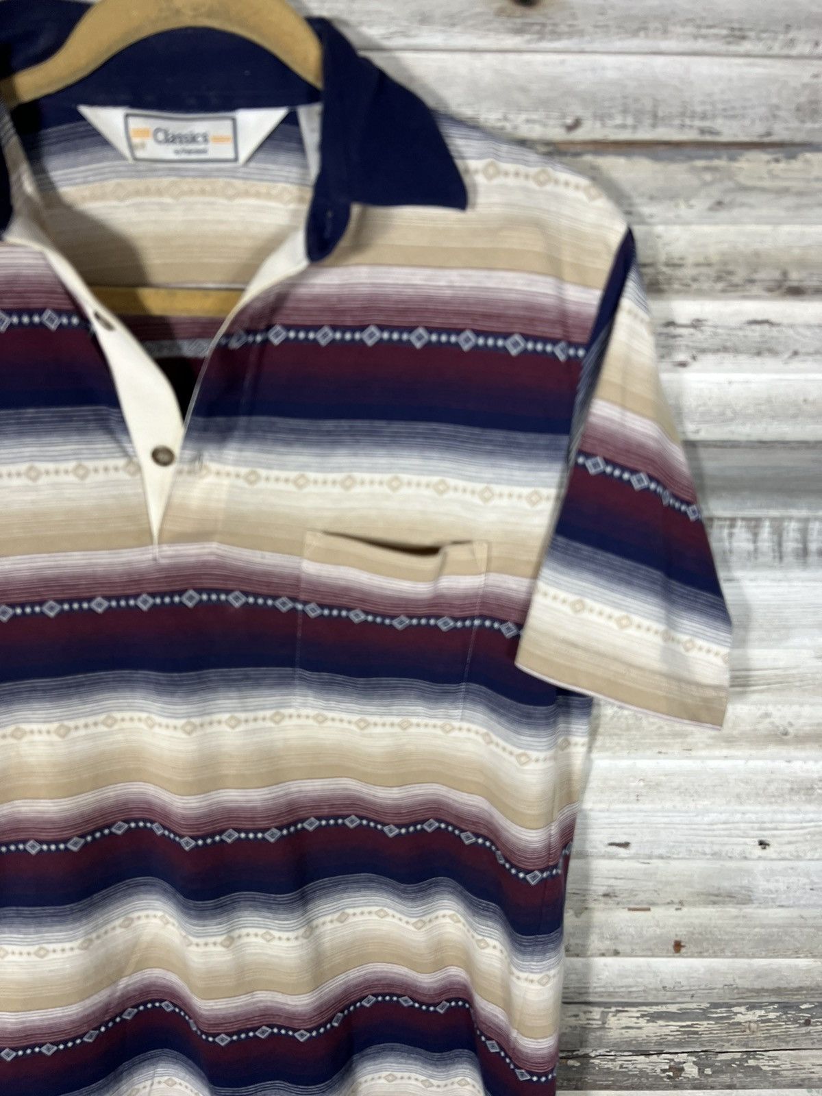 Vintage Vintage AOP Polo Size US S / EU 44-46 / 1 - 3 Thumbnail