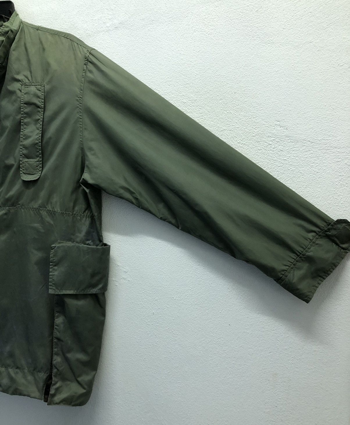 Japanese Brand Hiromichi Nakano Olive Green Pullover Windbreaker Size L Size US L / EU 52-54 / 3 - 5 Thumbnail
