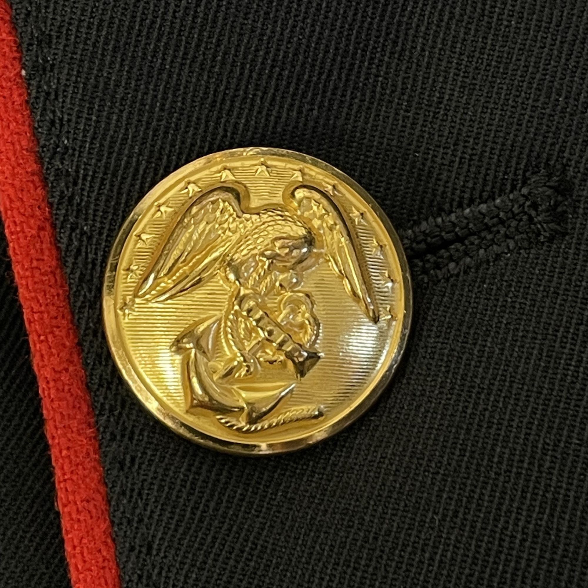 Other Vtg USMC Military Dress Blues Sport Coat Black Jacket Size 40R - 6 Thumbnail