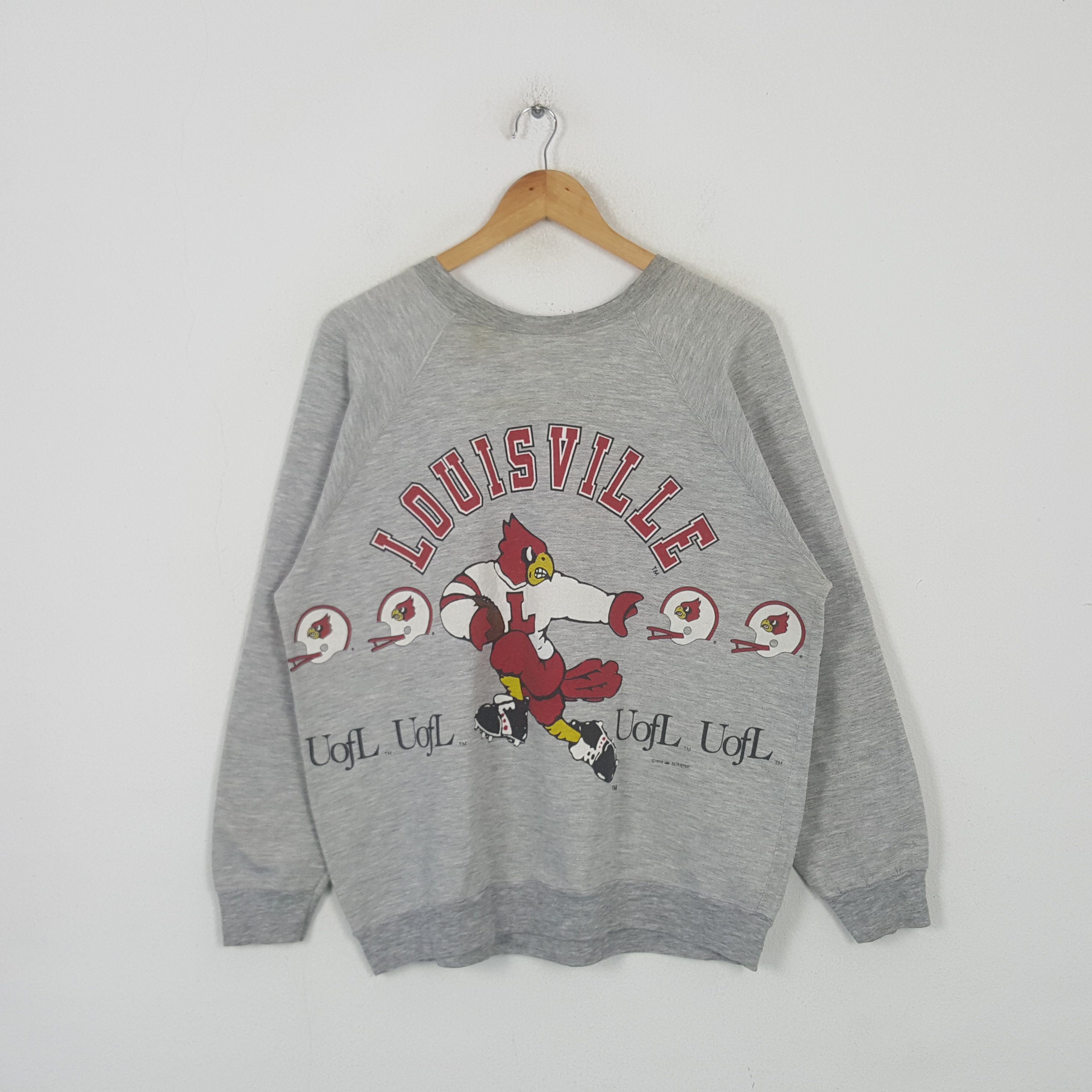 NFL Vintage Louis Ville American Football Team Sweatshirt RR6 Size US XL / EU 56 / 4 - 3 Thumbnail