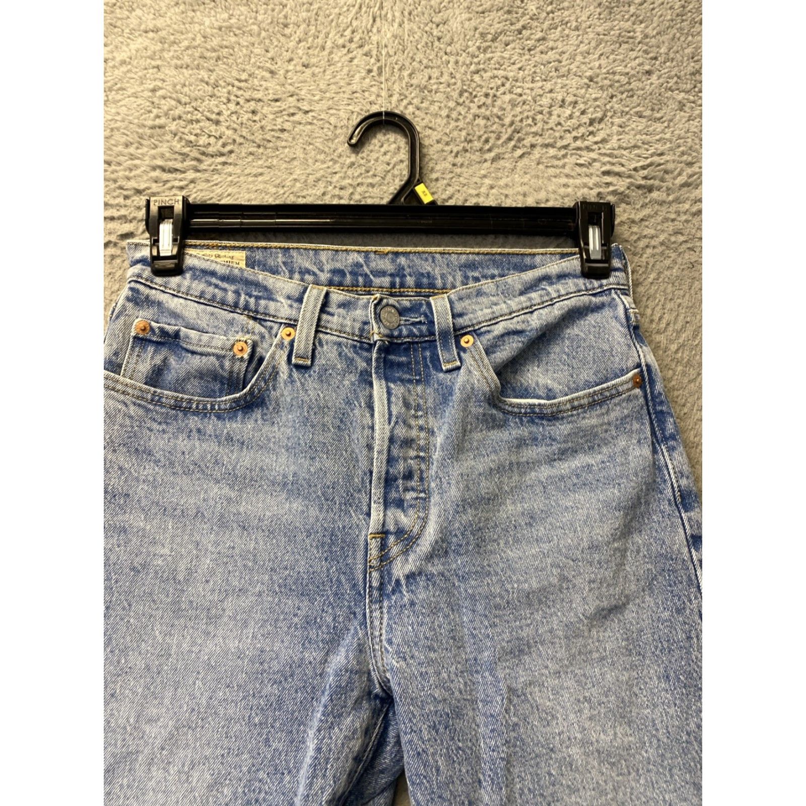 Levi's Levi’s Jeans 501 Men’s 28x32 Blue Donut Fly Button USA Levis Big E Size US 28 / EU 44 - 2 Thumbnail