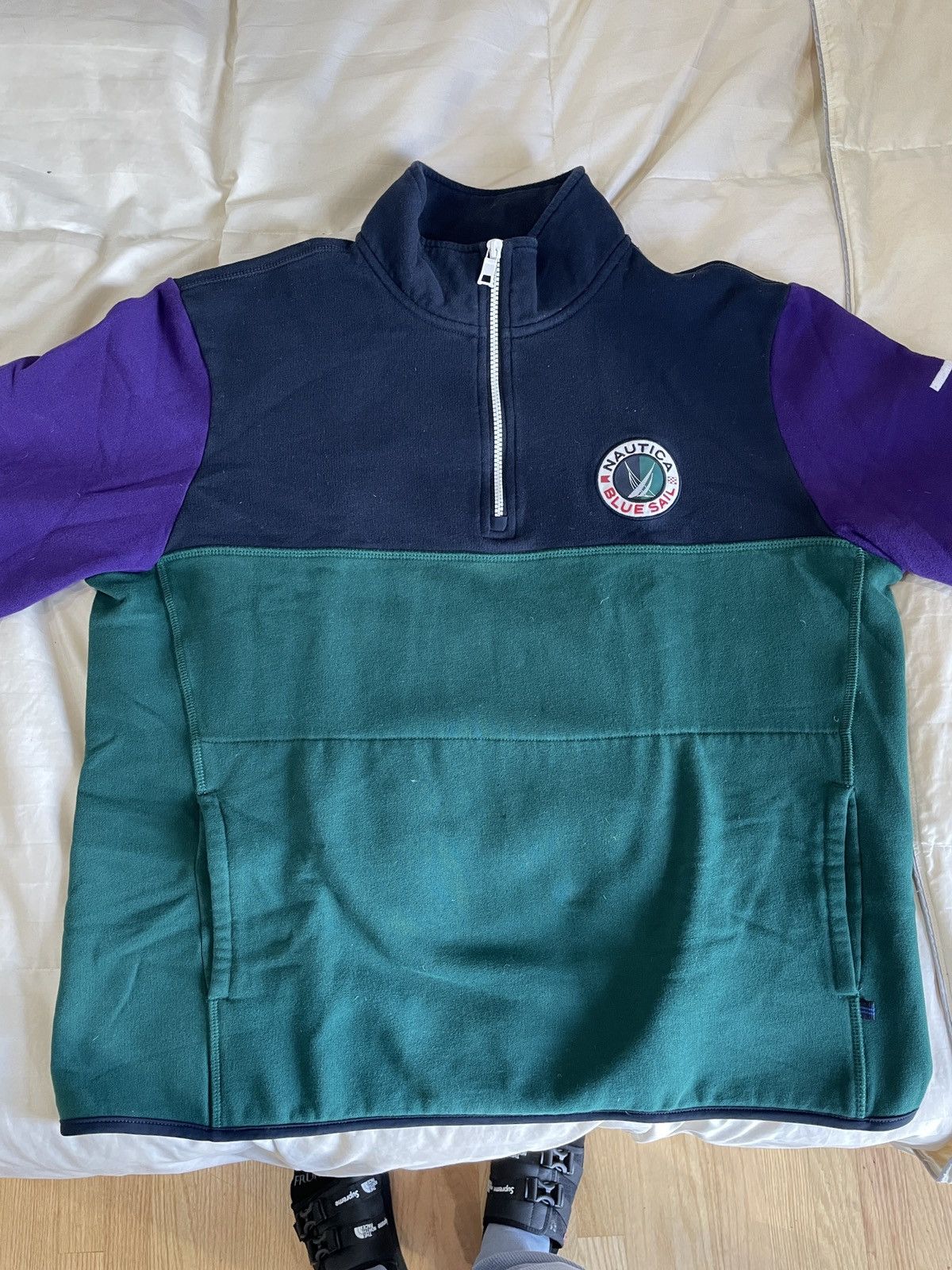 Nautica NAUTICA Quarter Zip Tri Color Size US L / EU 52-54 / 3 - 1 Thumbnail