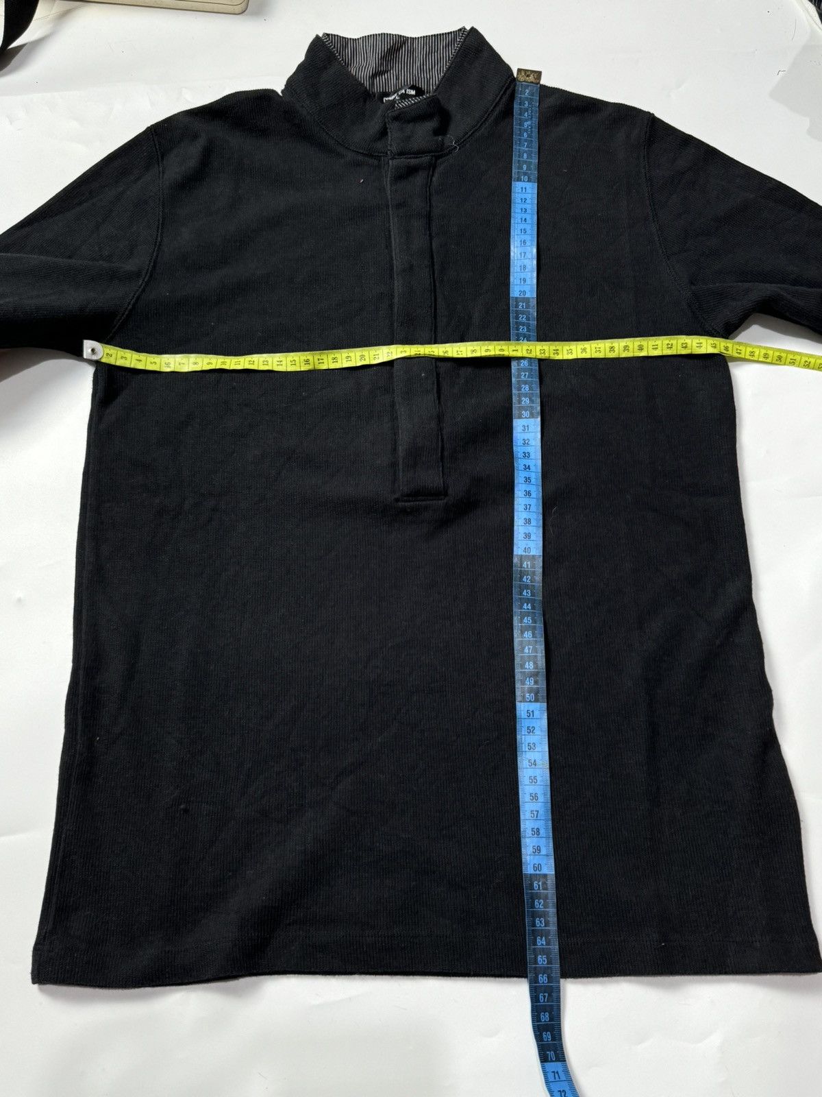 Hysteric Glamour × If Six Was Nine × Japanese Brand 2000s Japanese Comma Ca Ism Half Button Long Sleeve Size US S / EU 44-46 / 1 - 8 Thumbnail
