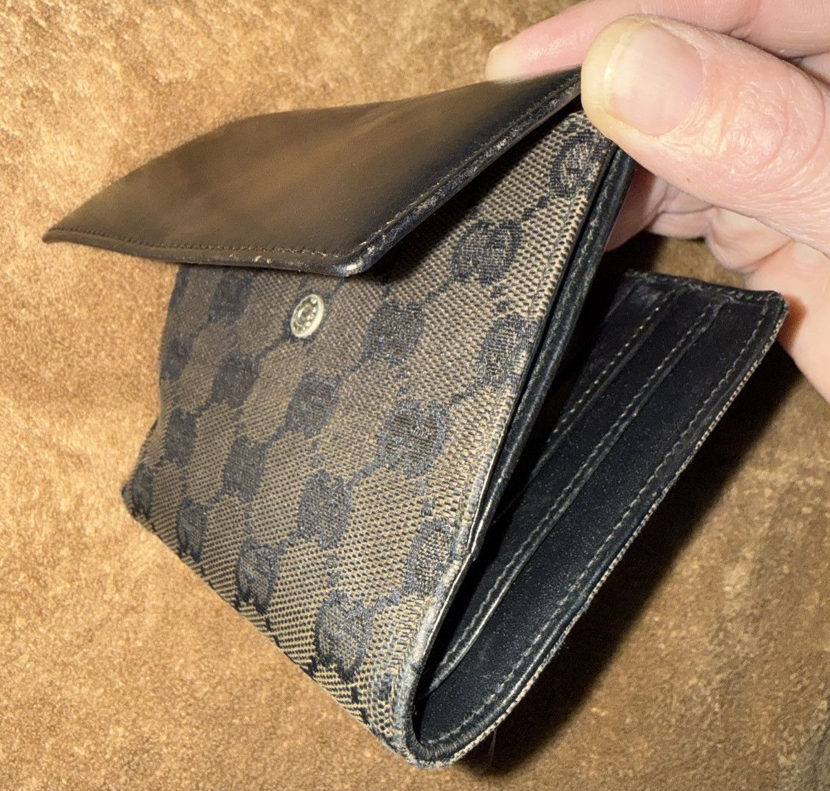 Gucci Vintage GUCCI “Jackie” monogram wallet! Unisex, VVGC genuine Size ONE SIZE - 9 Thumbnail