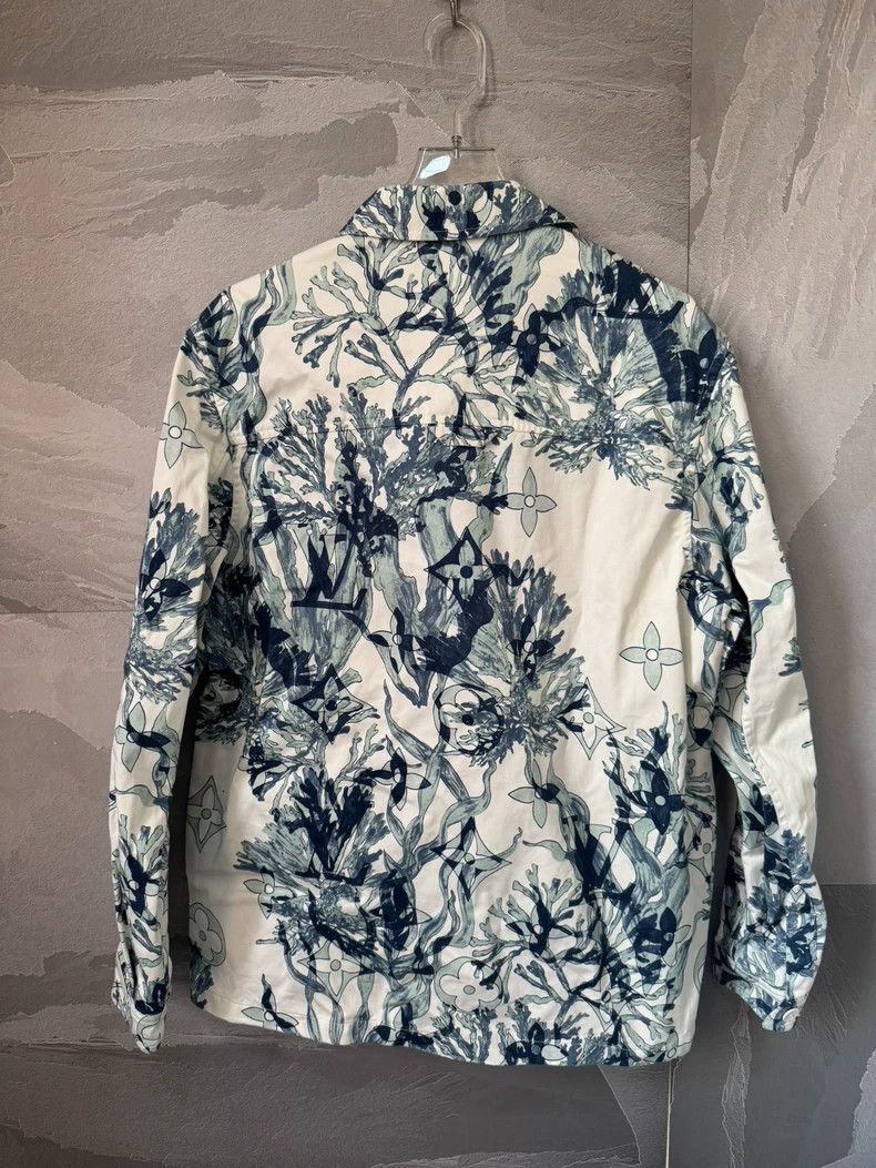 Louis Vuitton Louis Vuitton Coral Seaweed White Blue Jacket Size US M / EU 48-50 / 2 - 2 Thumbnail