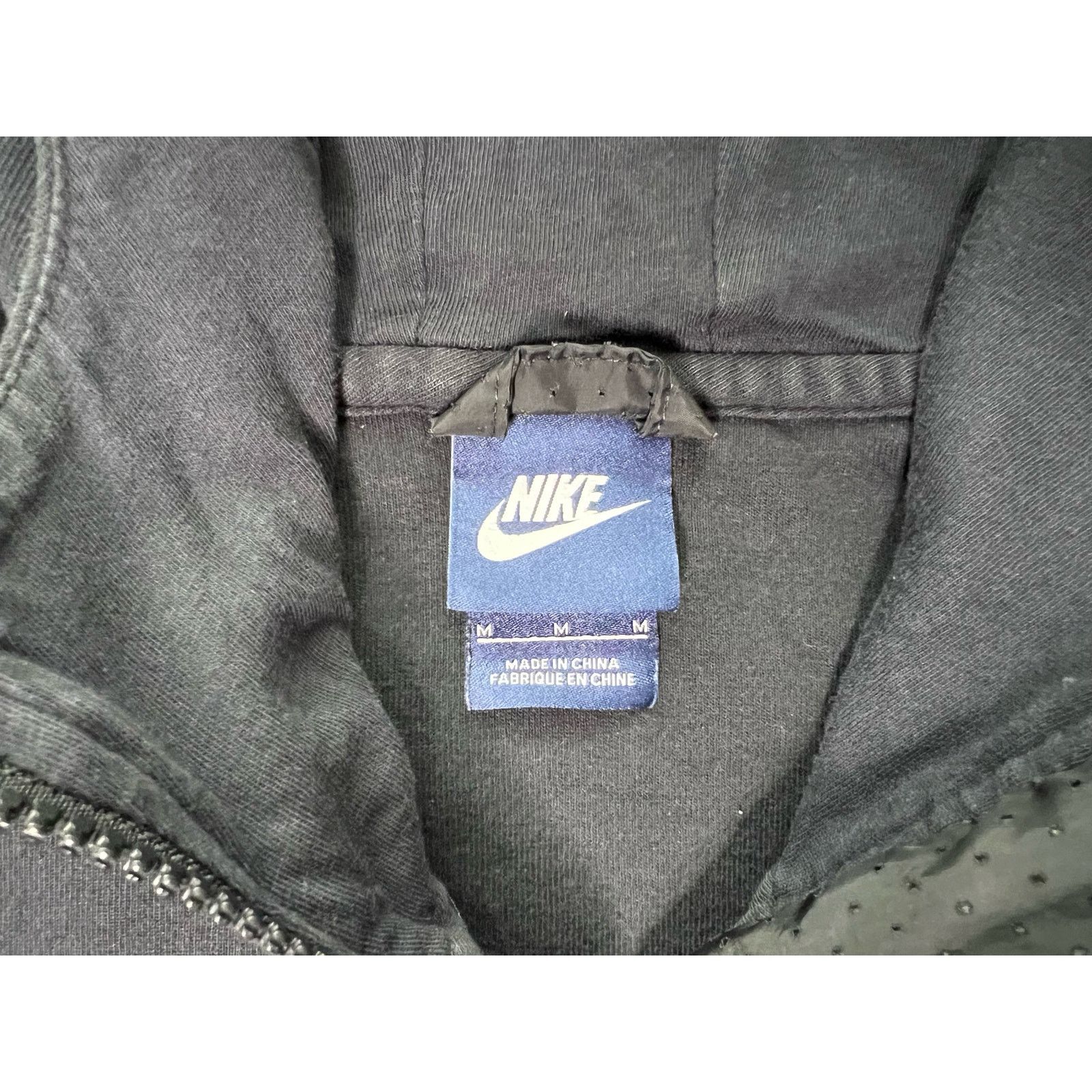 Nike Nike Mesh Sleeve Full Zip Hoodie Sweatshirt Medium Size US M / EU 48-50 / 2 - 3 Thumbnail