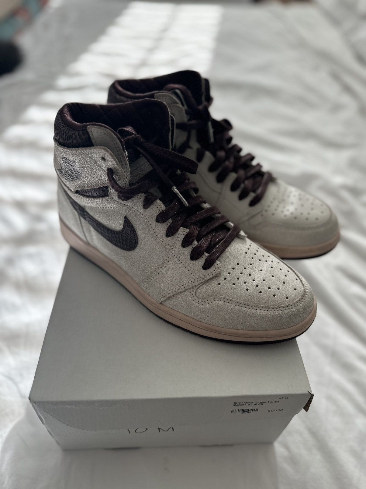 A Ma Maniere × Jordan Brand × Nike Jordan 1 A Ma Maniere Size US 10 / EU 43 - 4 Thumbnail