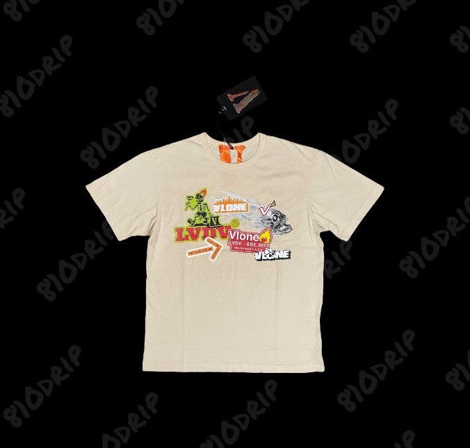 Vlone Vlone Constructs Tee (M) Size US M / EU 48-50 / 2 - 1 Thumbnail