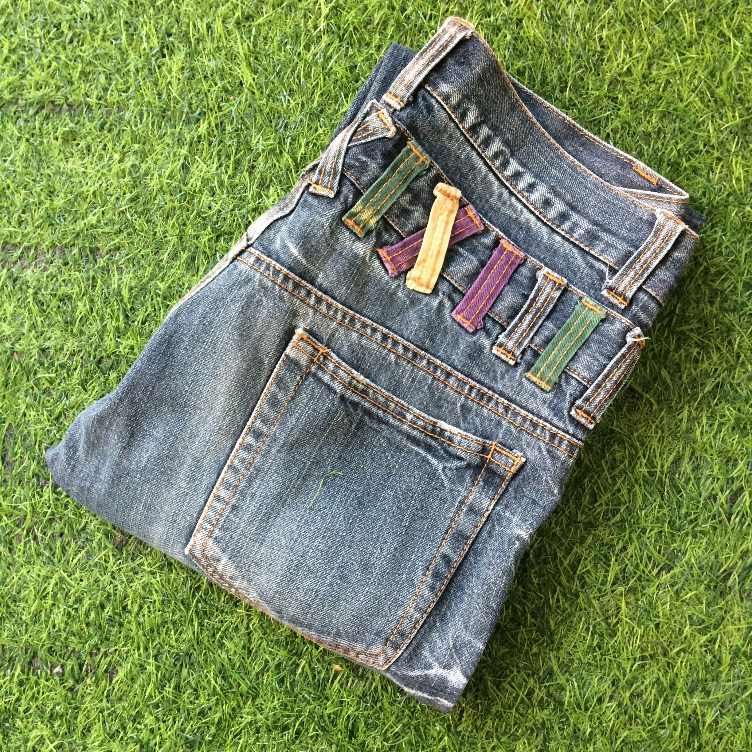 Japanese Brand Nylaus Japanese Double Waist Jean #D-529 Size US 28 / EU 44 - 12 Thumbnail