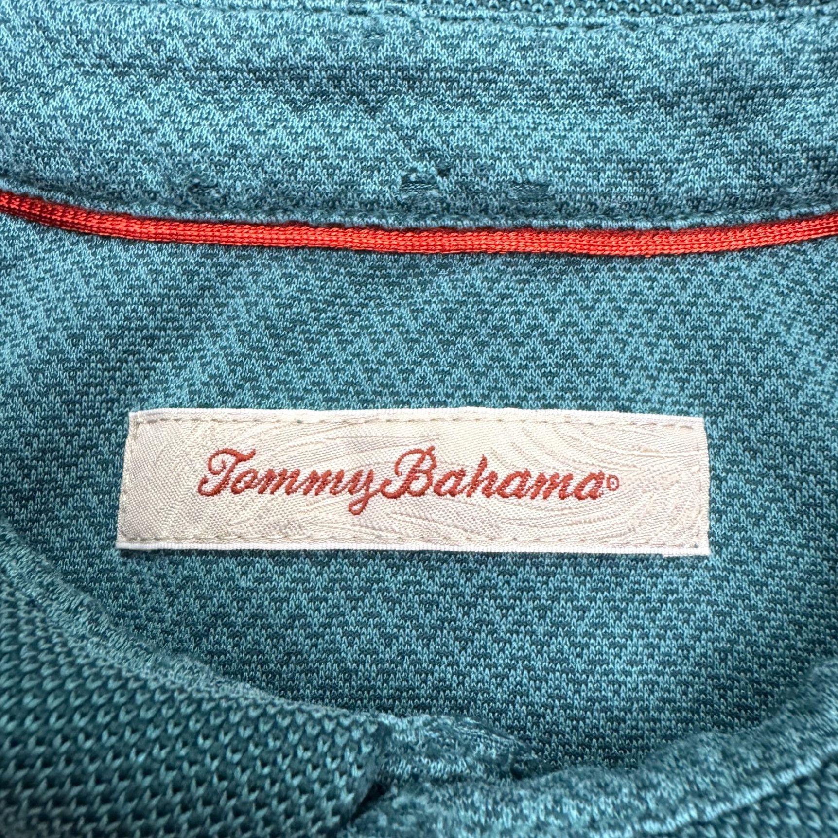 Tommy Bahama Tommy Bahama Polo Shirt Mens Large Green Modal Blend Short Sleeve Knit Shirt Polo Casual Golf Sports Size US L / EU 52-54 / 3 - 7 Thumbnail