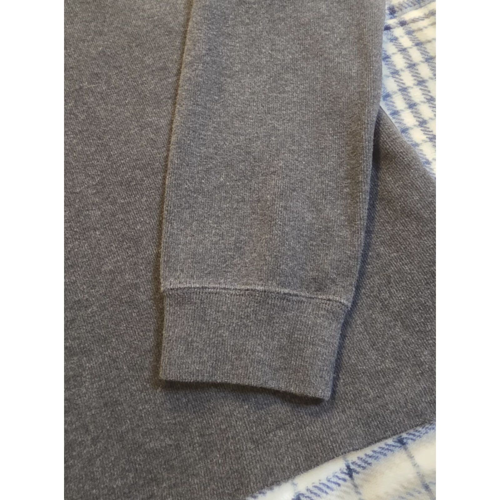 Polo Ralph Lauren VINTAGE Polo Ralph Lauren Pullover Sweater 1/4 Zip Mock Neck Charcoal Gray L Mens Knit Cotton Zipper Logo 90s Preppy Classic Size US L / EU 52-54 / 3 - 6 Thumbnail