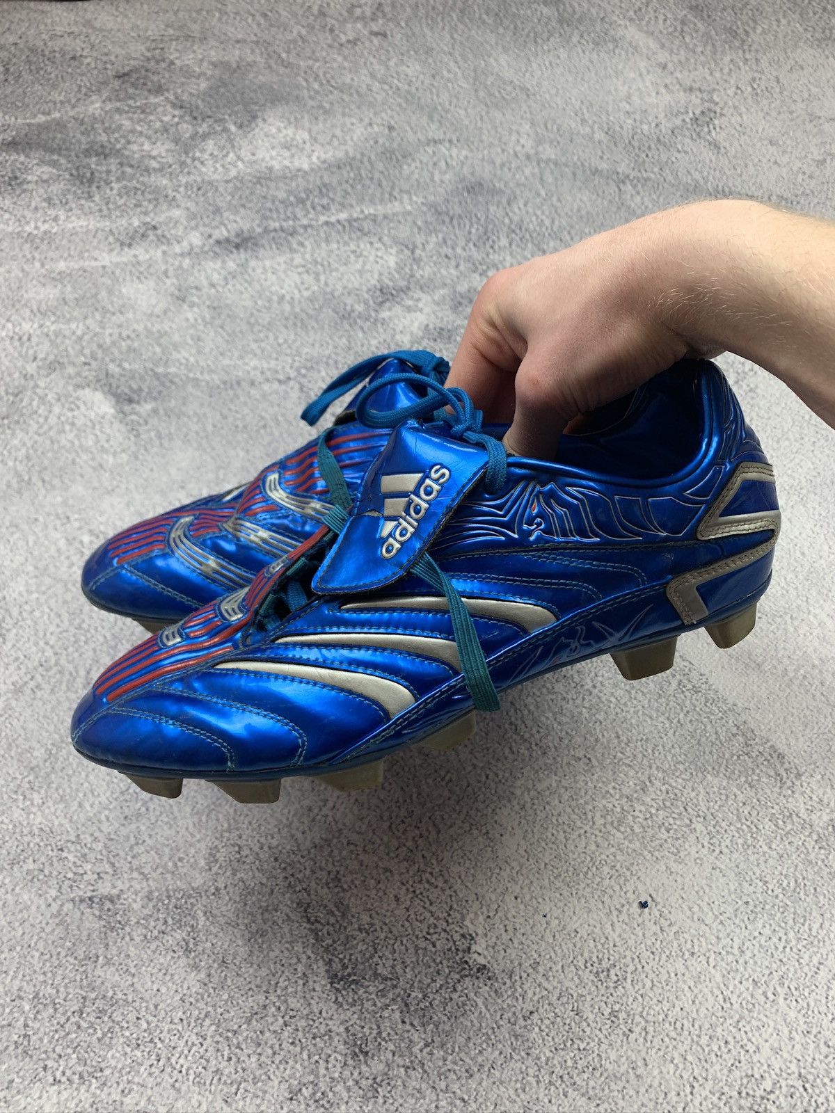 Adidas Adidas Predator Absolute Blue Metallic FG Boots Size 43 Size US 9.5 / EU 42-43 - 6 Thumbnail