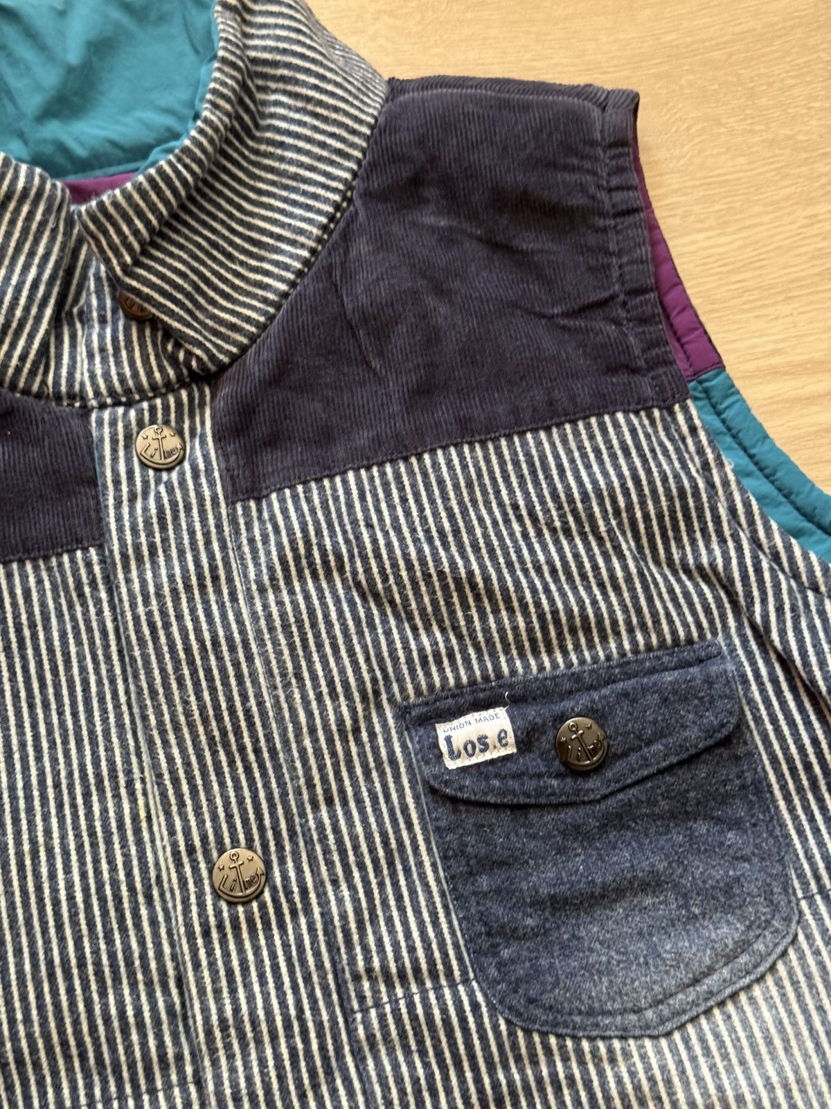 Japanese Brand Vintage Los.e Union Made Sanfor Denim Japanese Vest Size US M / EU 48-50 / 2 - 3 Thumbnail