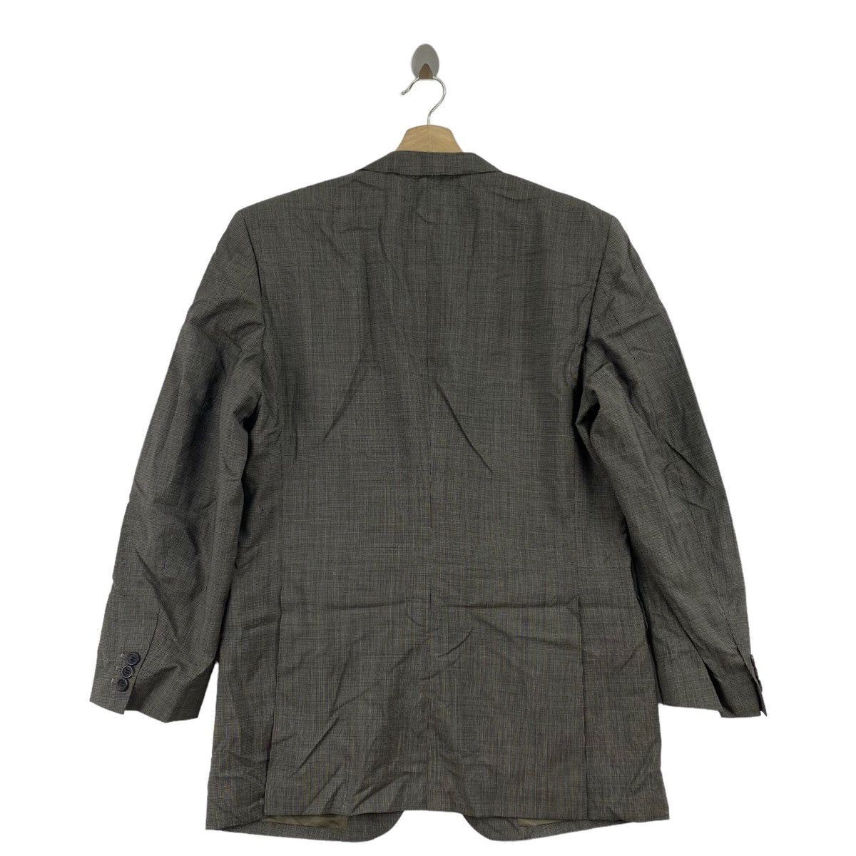 Paul Smith PAUL SMITH COLLECTION Check Tartan Grey Blazer Coat Size US M / EU 48-50 / 2 - 4 Thumbnail