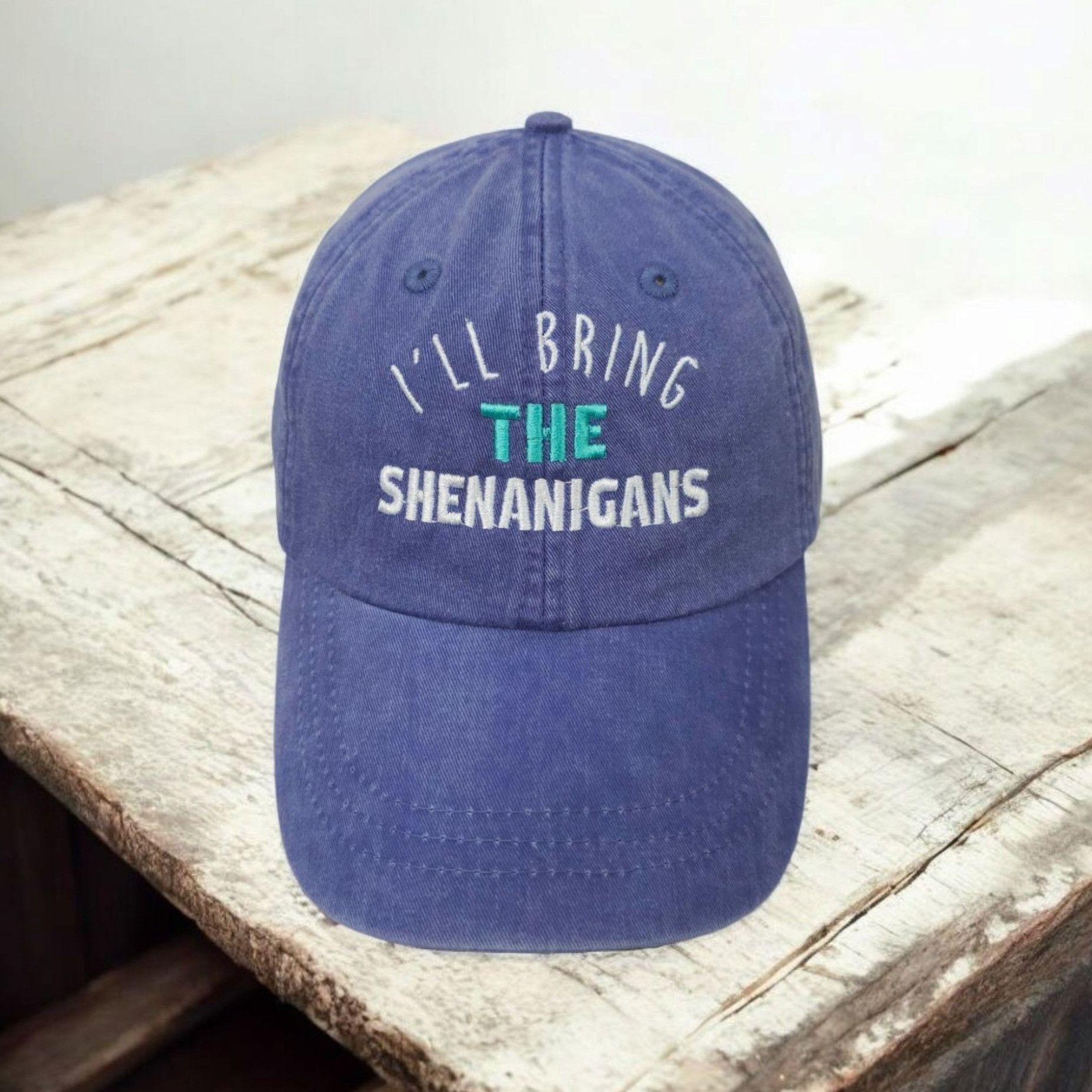 Adams Adams Ill Bring The Shenanigans Leather Tuck Strap Cap Size ONE SIZE - 1 Thumbnail