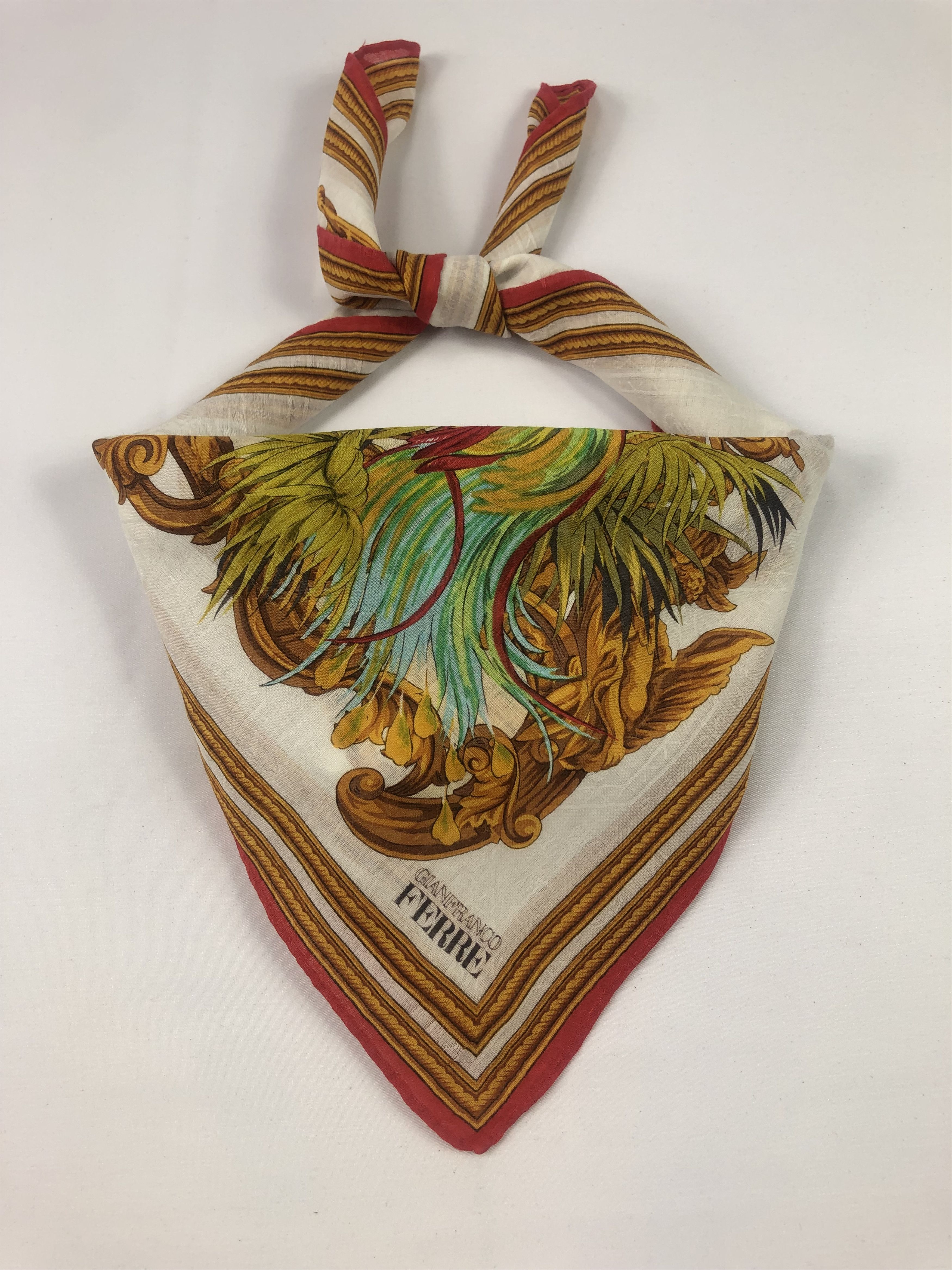 Gianfranco Ferre × Vintage Gianfranco Ferre Handkerchief / Bandana / Neckerchief Size ONE SIZE - 2 Thumbnail
