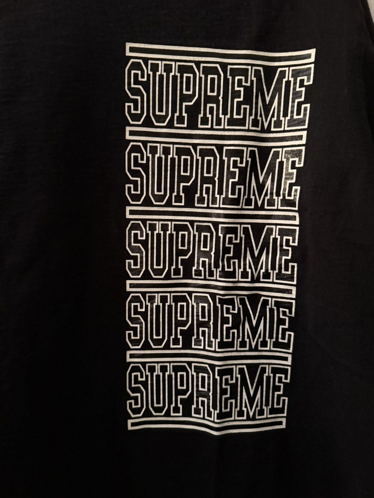 Supreme Supreme Stacked Logo SS18 Long Sleeve Size US L / EU 52-54 / 3 - 4 Thumbnail