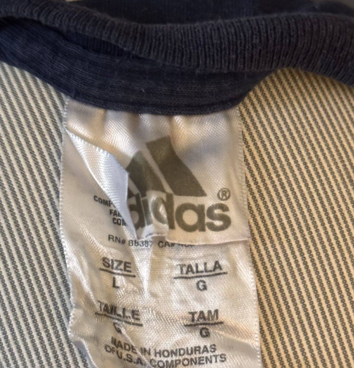 New York Yankees Thrifted Vintage Adidas New York Yankees Tee Size US L / EU 52-54 / 3 - 3 Thumbnail