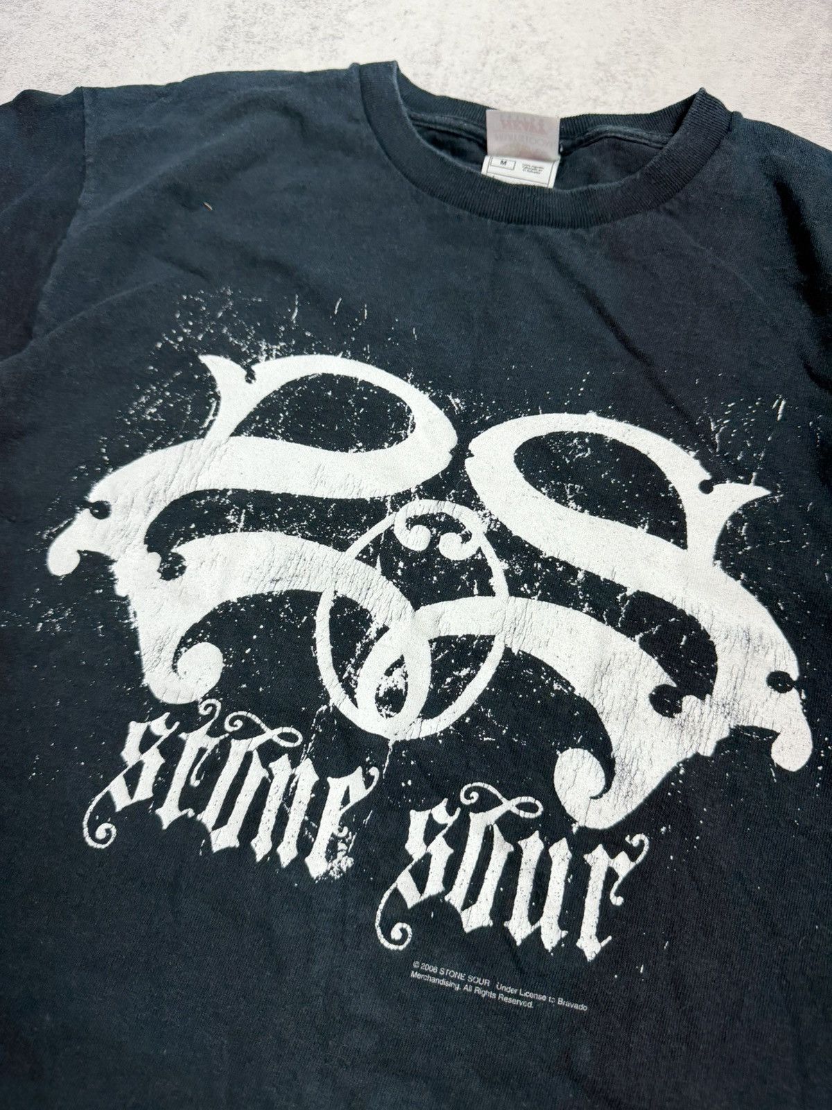 Fruit Of The Loom Vintage 2006 Stone Sour Band T-Shirt | Fruit of the Loom Size US M / EU 48-50 / 2 - 4 Thumbnail