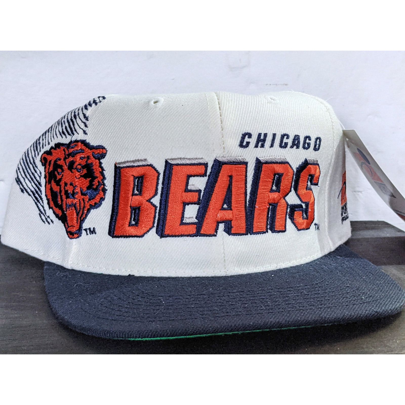 NFL × Sports Specialties NEW Chicago Bears 90s Sports SHADOW snapback hat NFL vtg NWT Size ONE SIZE - 2 Thumbnail