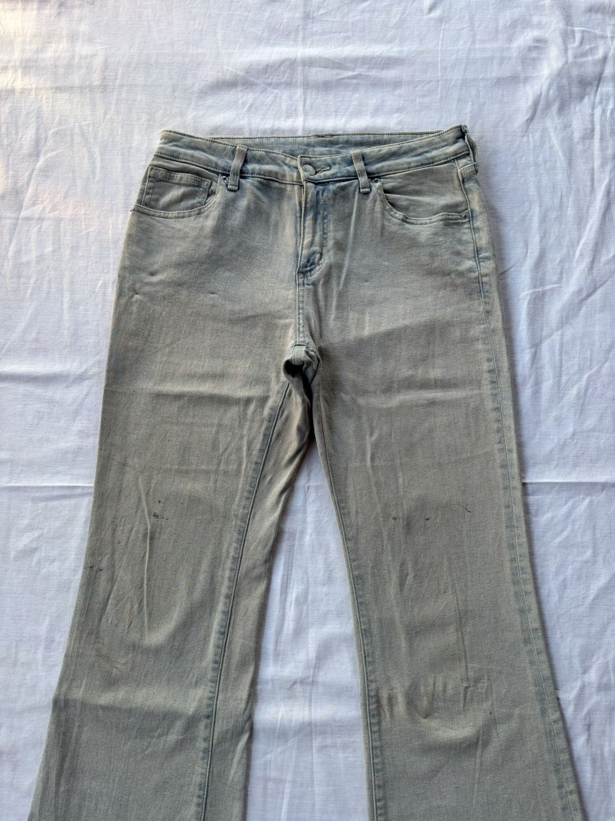 If Six Was Nine Vintage GU Super Flared Jeans Lgb IfSixWasNine Style Size US 30 / EU 46 - 5 Thumbnail