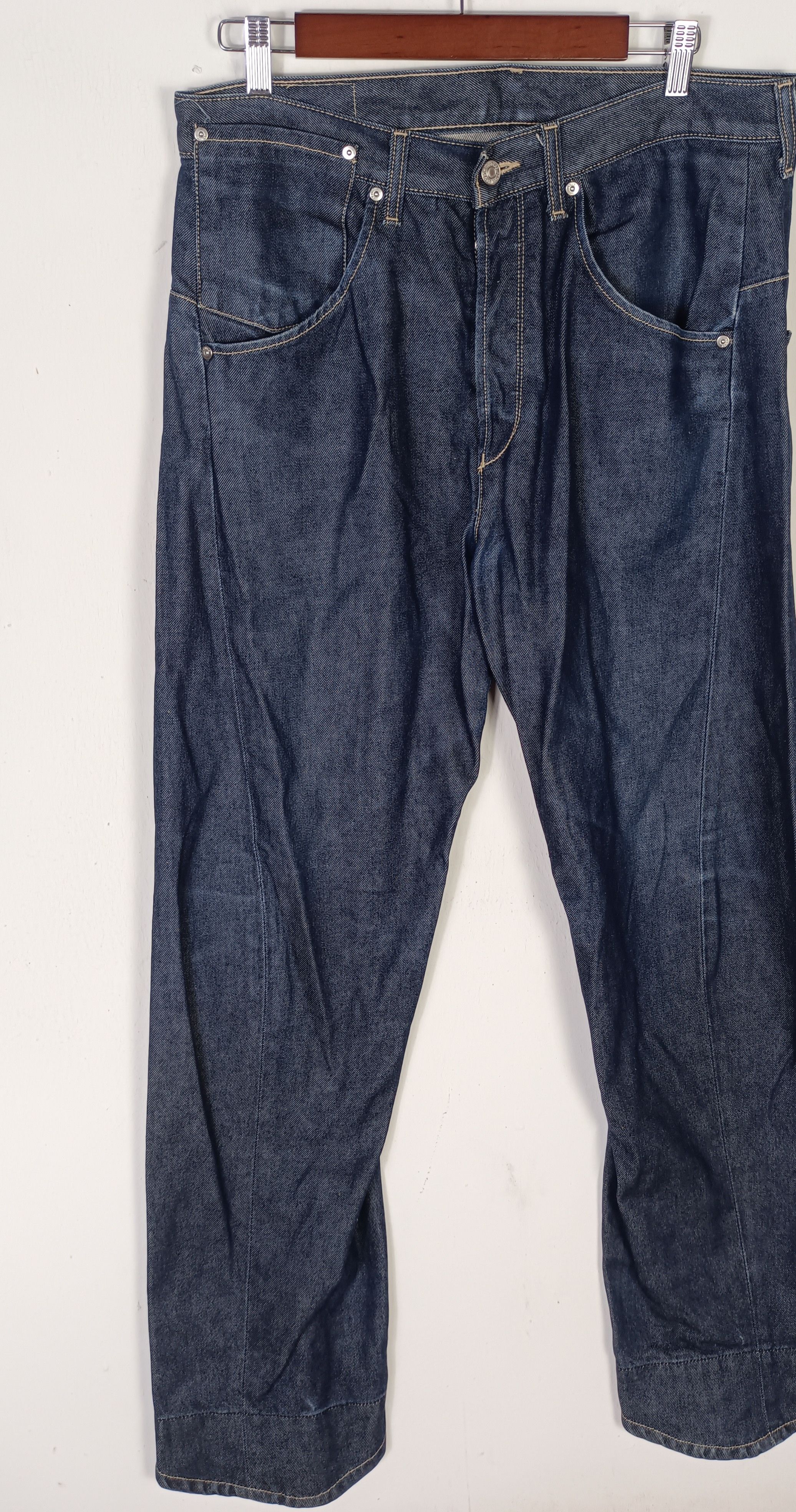 Indigo × Levi's × Levi's Vintage Clothing Vintage💥 Levi's Engineered Single (R) Denim Jeans Size US 34 / EU 50 - 5 Thumbnail