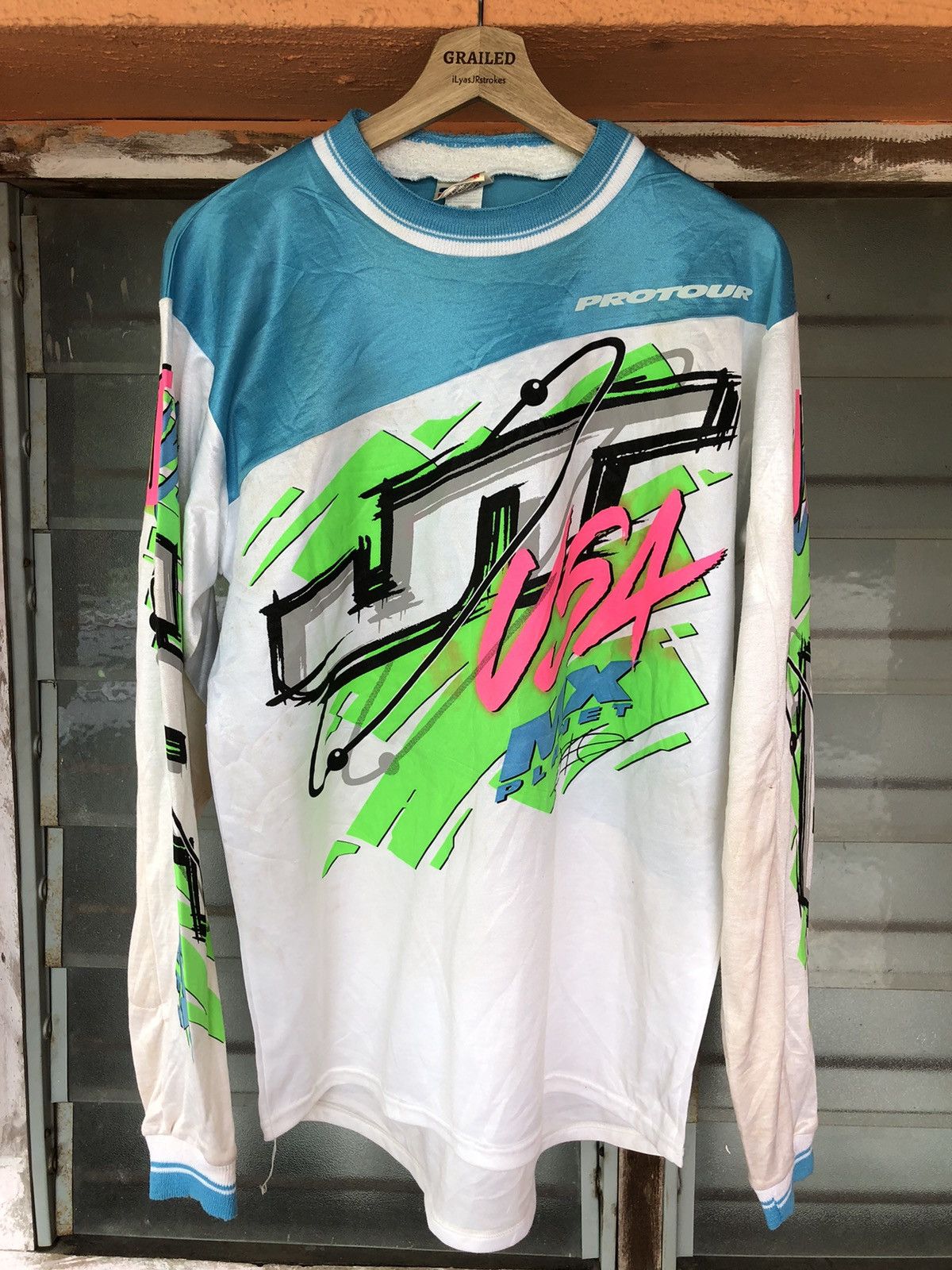 Vintage Vintage 80’s JT USA Racing MX Planet Jersey Pro Tour Jerseys Size US S / EU 44-46 / 1 - 1 Thumbnail