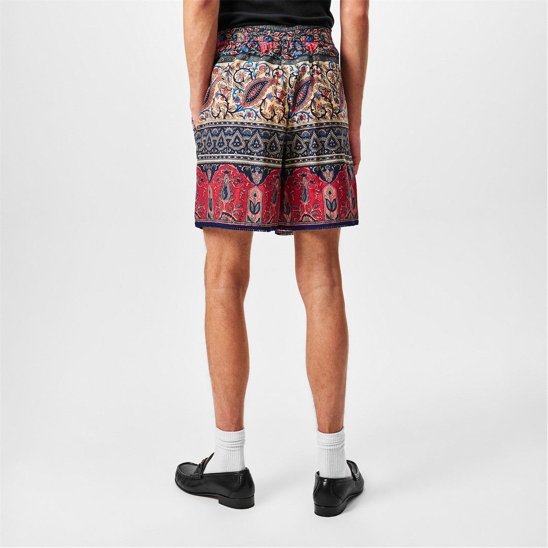 Valentino o1g2r1mq0526 Val Cotton Chino Shorts in Multicolor Size US 30 / EU 46 - 4 Thumbnail