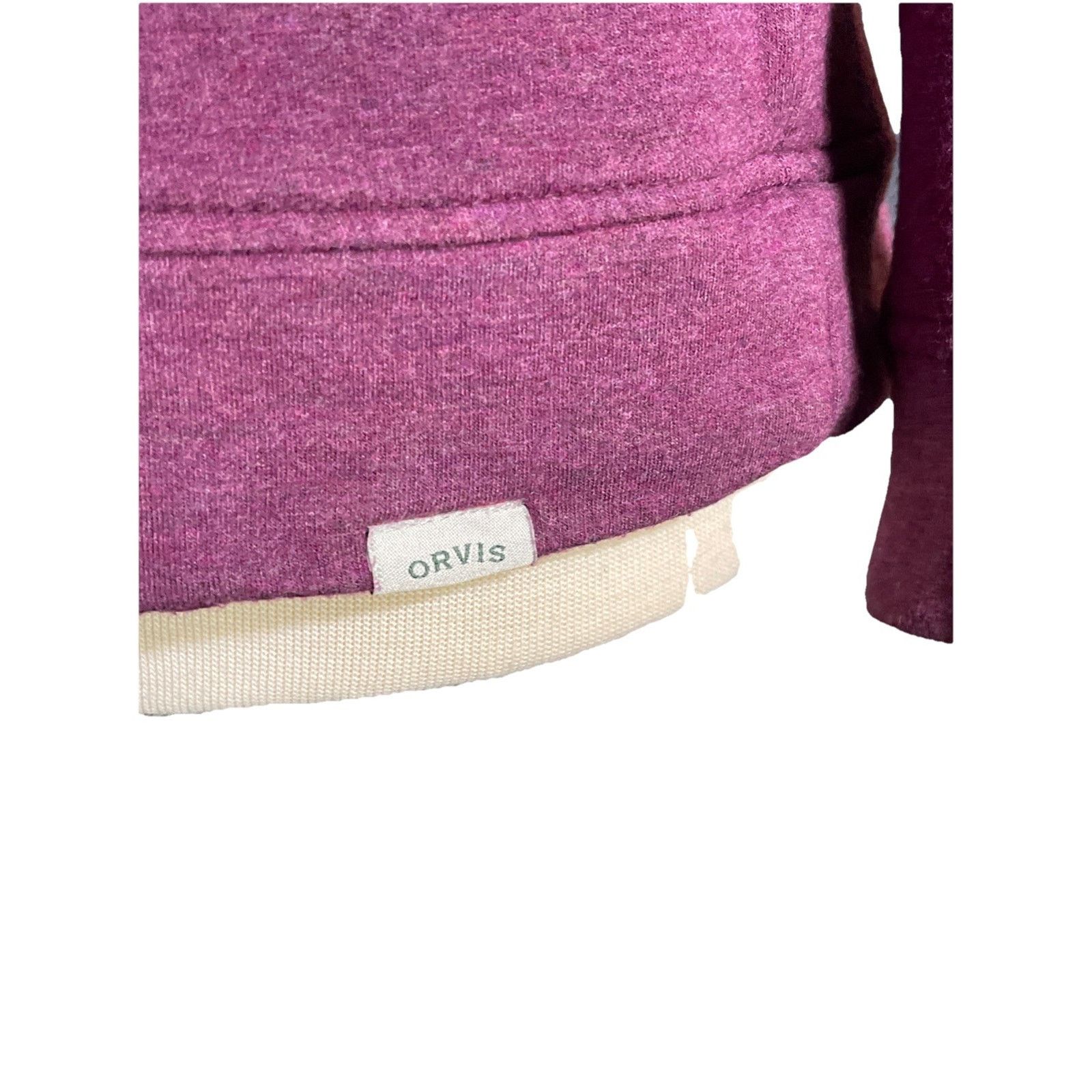 Orvis Orvis Women’s Sweatshirt Small Purple Pullover Long Sleeve Size S / US 4 / IT 40 - 3 Thumbnail