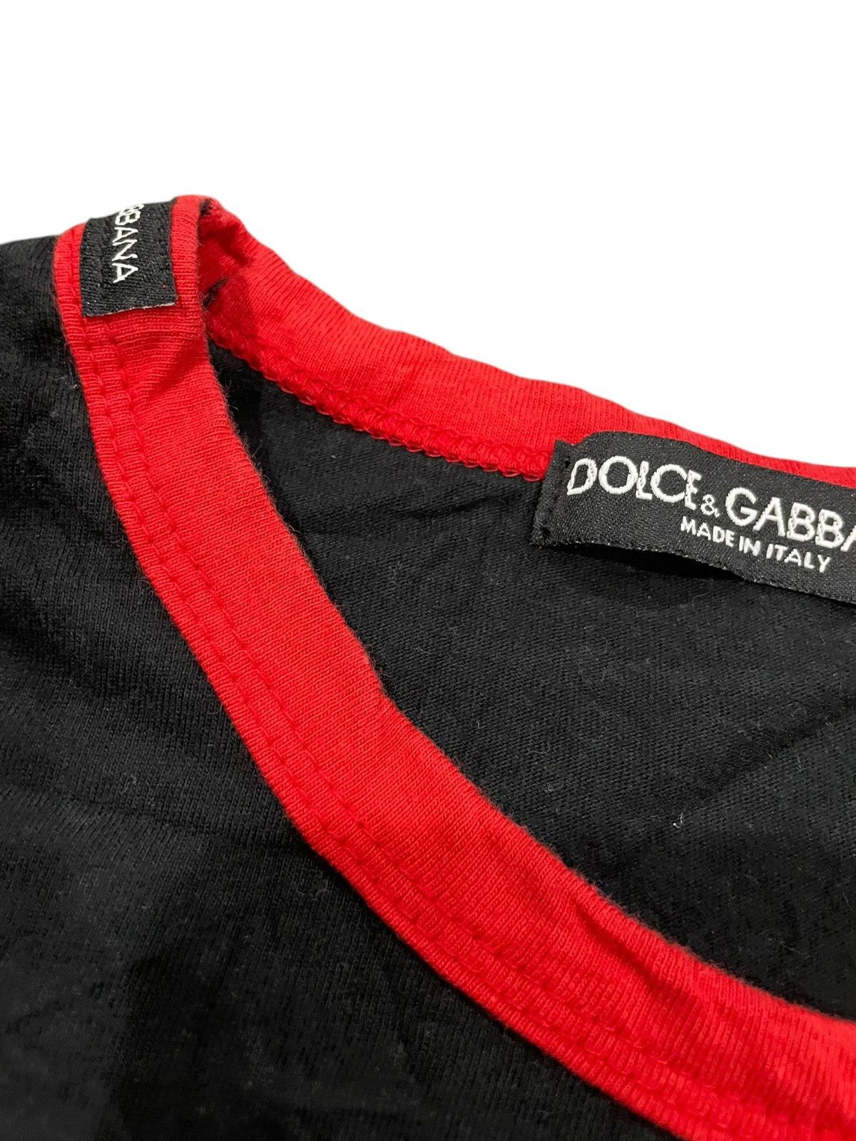 Dolce & Gabbana Dolce & Gabbana LOVE Ringer Tee Size S / US 4 / IT 40 - 6 Thumbnail