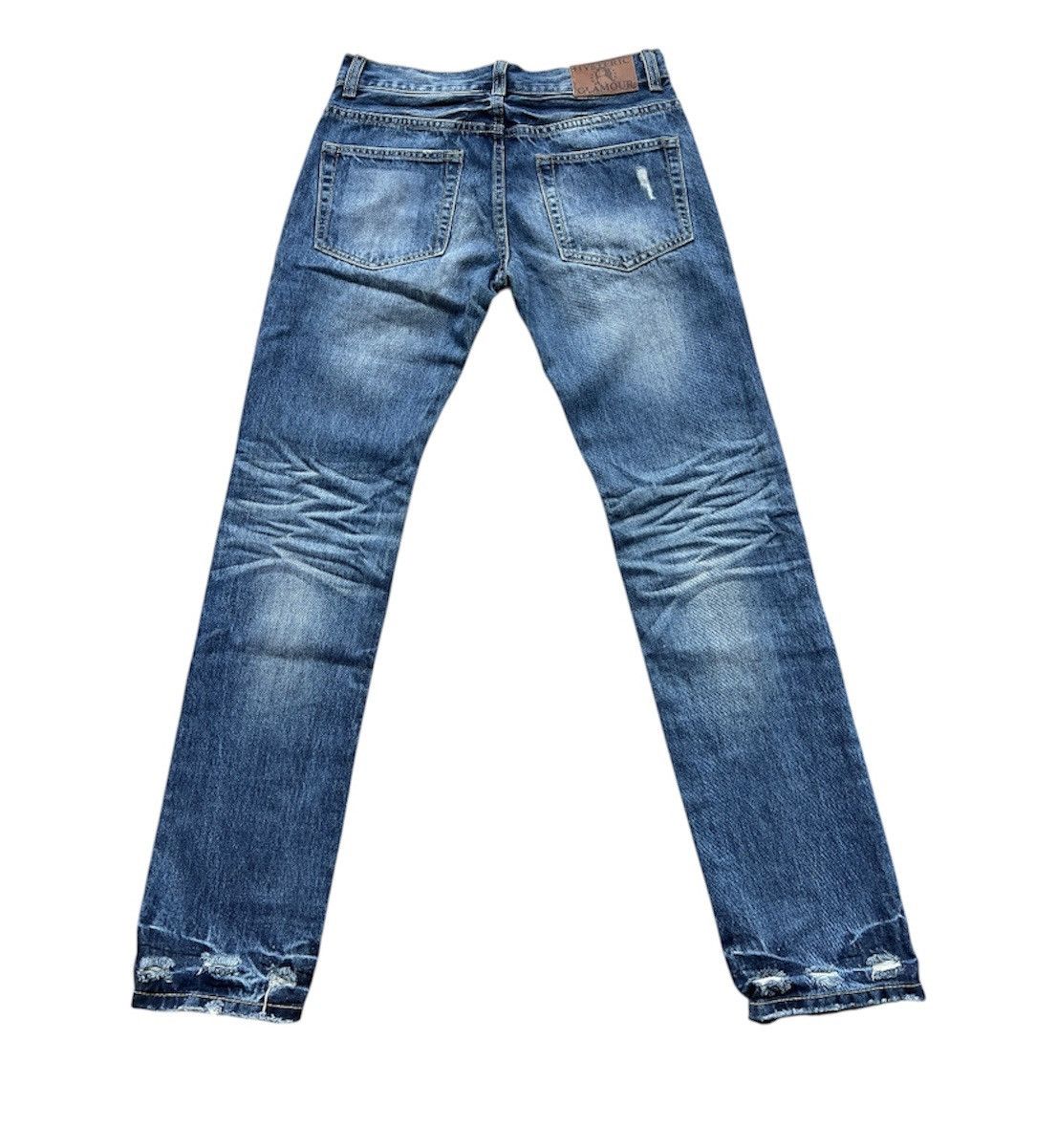 Hysteric Glamour Hysteric Glamour Fade Studded Punk Distressed Jeans Size US 30 / EU 46 - 2 Thumbnail