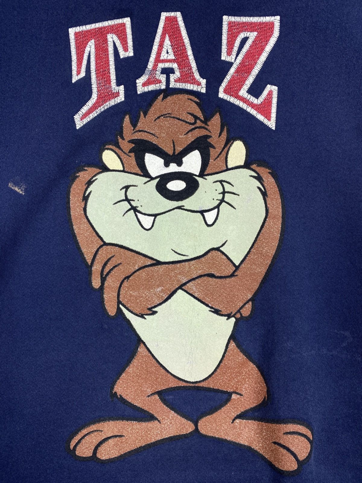 Warner Bros Taz Tasmanian Devil Warner Bros Distressed Sweatshirt USA Size US XXL / EU 58 / 5 - 6 Thumbnail