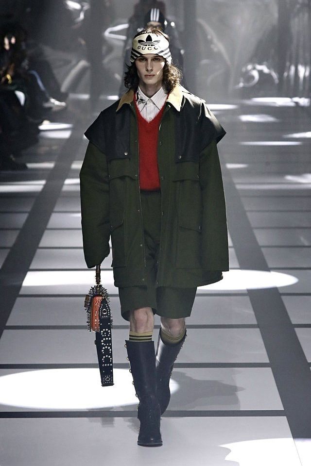 Gucci Gucci FW22 Military Green Dyed Canvas Jacket Size US S / EU 44-46 / 1 - 1 Thumbnail