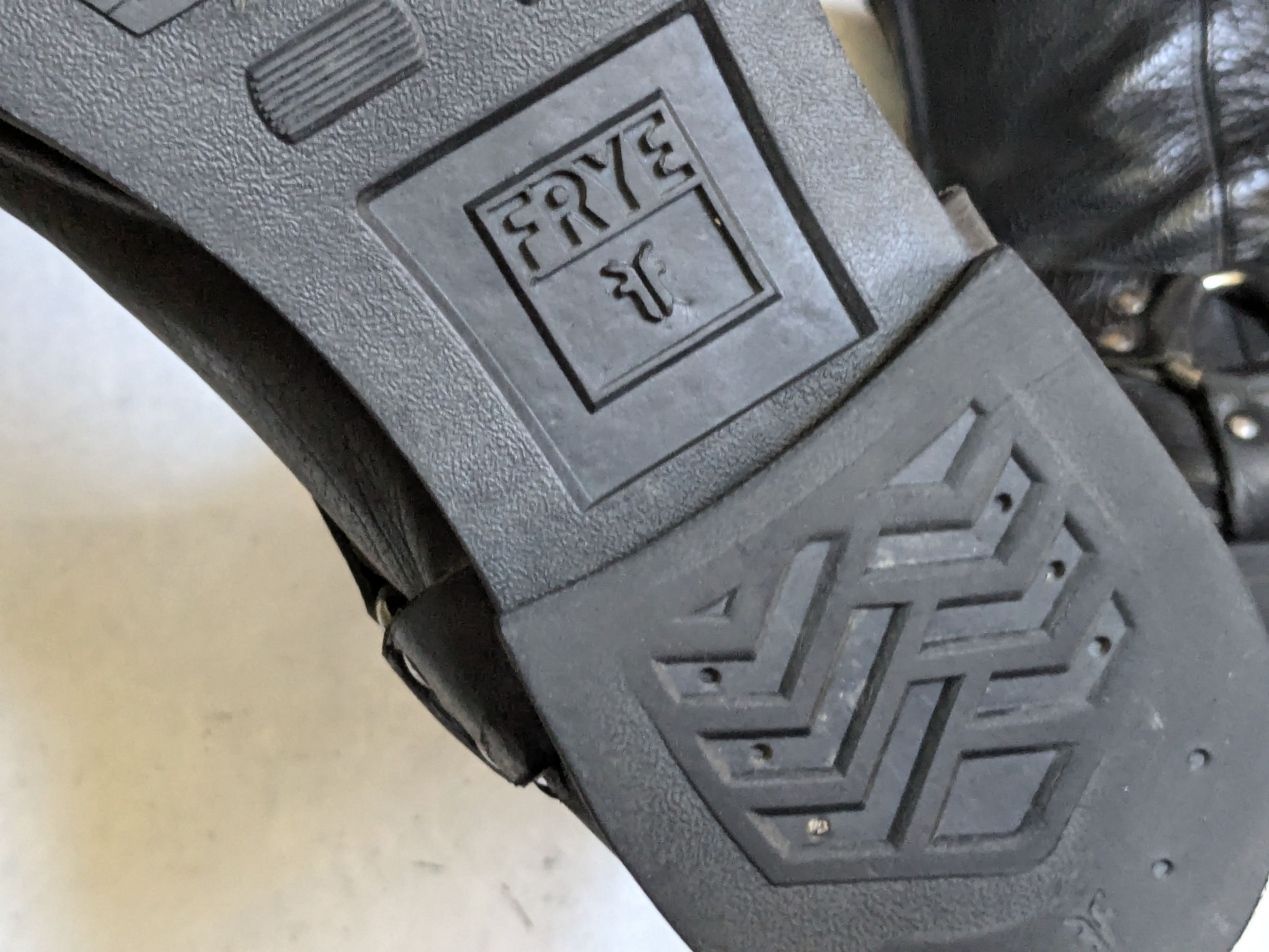 Frye Frye Harness Boots Black 13 D Back Zip Leather Size US 13 / EU 46 - 18 Thumbnail
