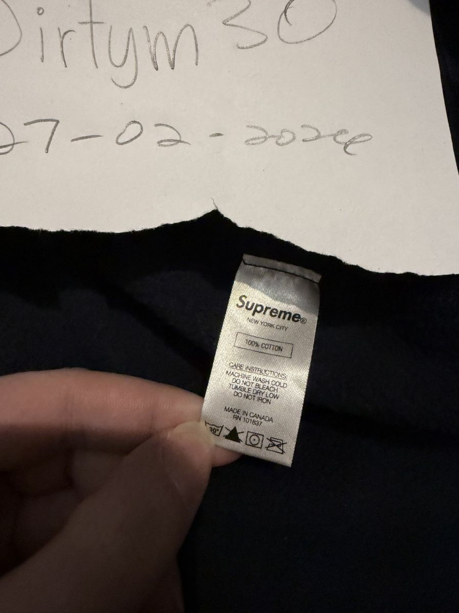 Supreme Supreme NAVY Bandana Box logo hoodie Size US M / EU 48-50 / 2 - 6 Thumbnail
