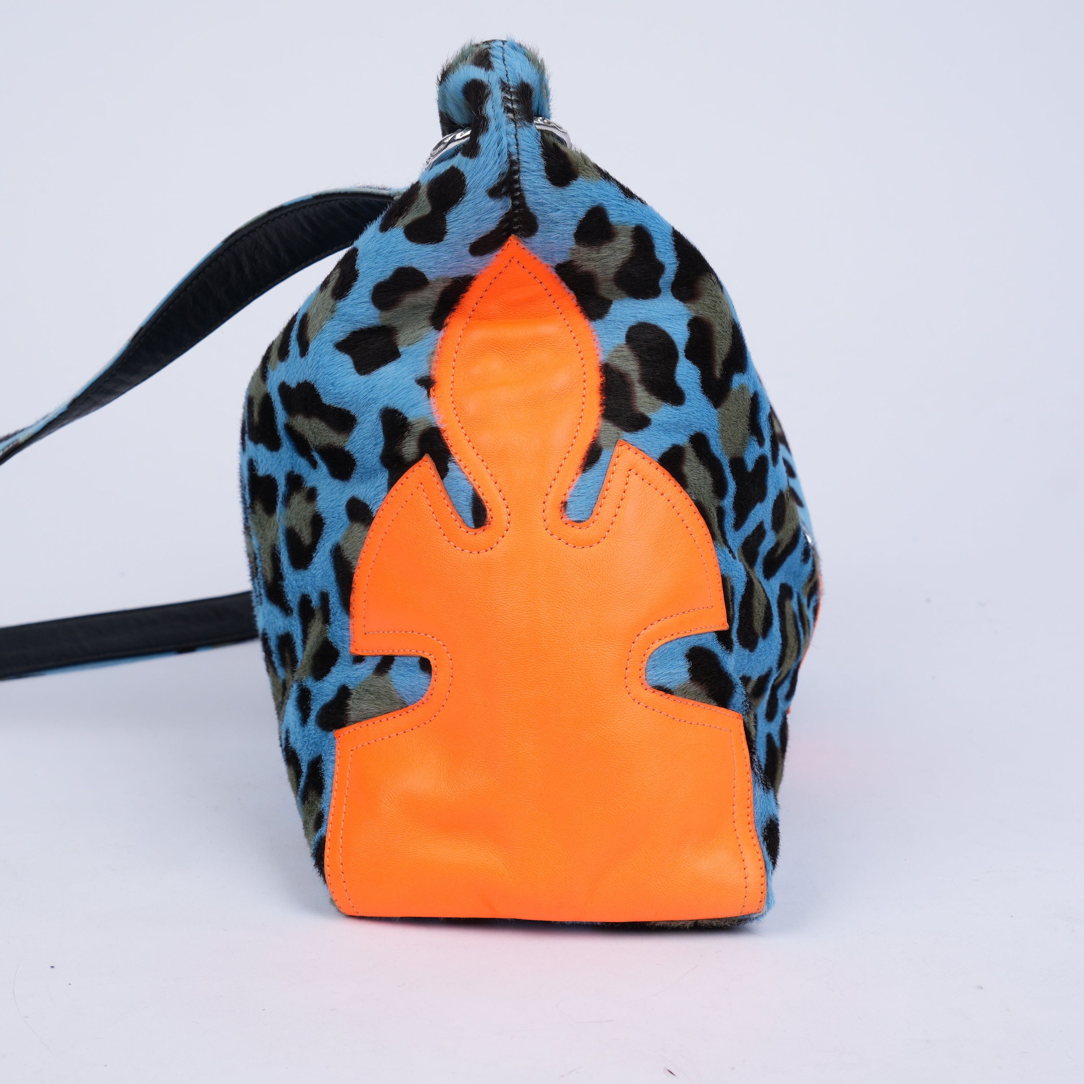 Chrome Hearts CHROME HEARTS LYON ST. BARTHS BLUE CHEETAH BAG Size ONE SIZE - 4 Thumbnail