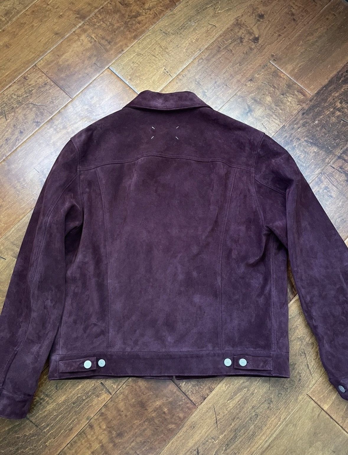 Maison Margiela Maroon Suede Jacket Size US M / EU 48-50 / 2 - 2 Thumbnail